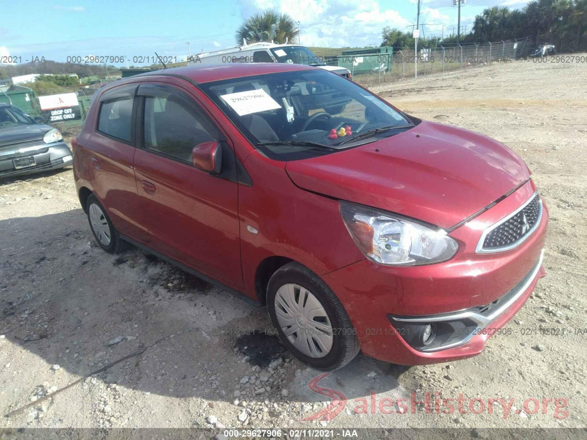 ML32A3HJ0JH005905 2018 MITSUBISHI MIRAGE