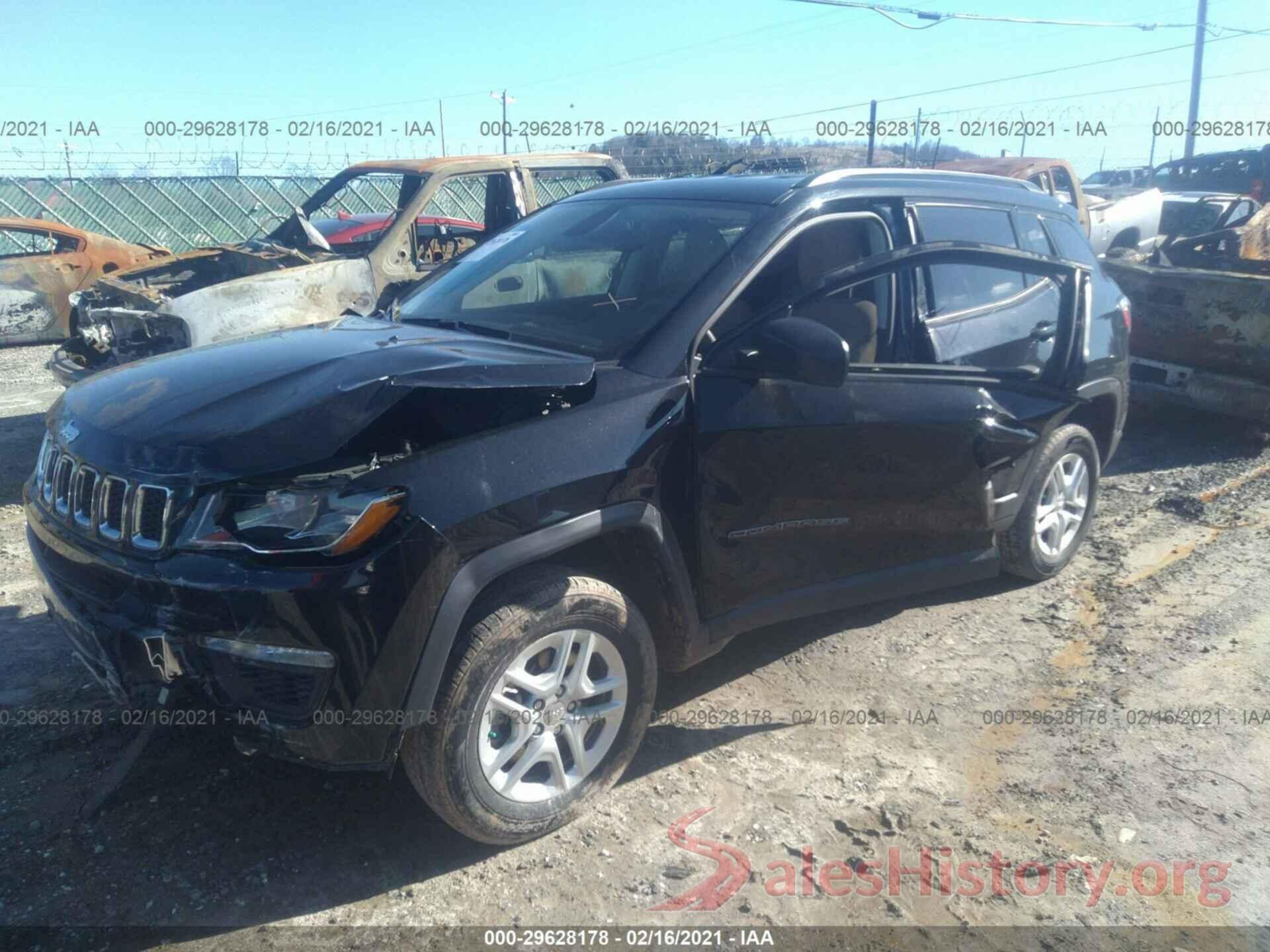 3C4NJDAB0JT343308 2018 JEEP COMPASS