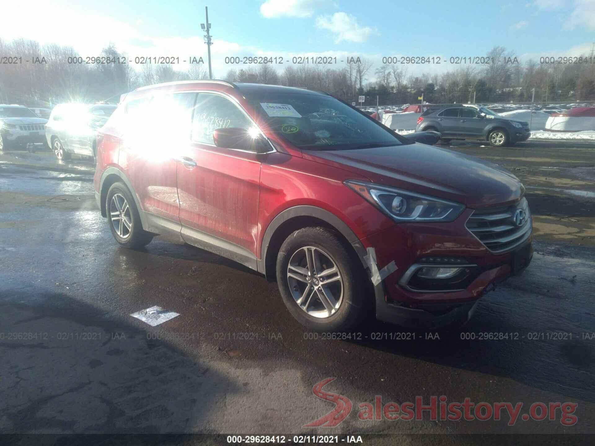 5XYZUDLB9HG444659 2017 HYUNDAI SANTA FE SPORT