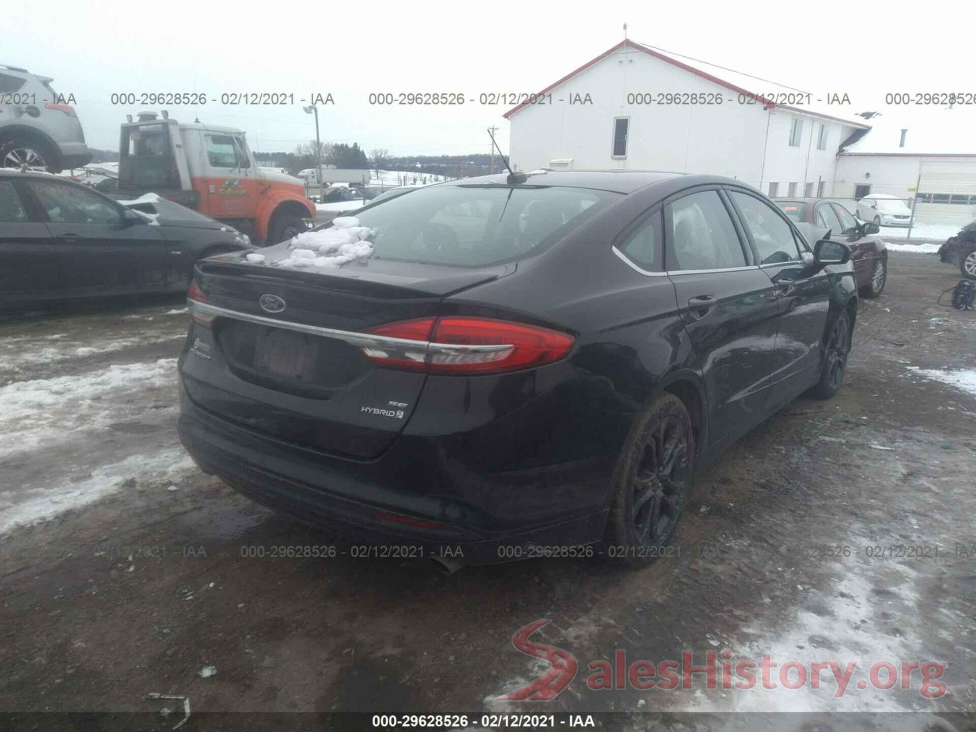 3FA6P0LU4JR219930 2018 FORD FUSION HYBRID