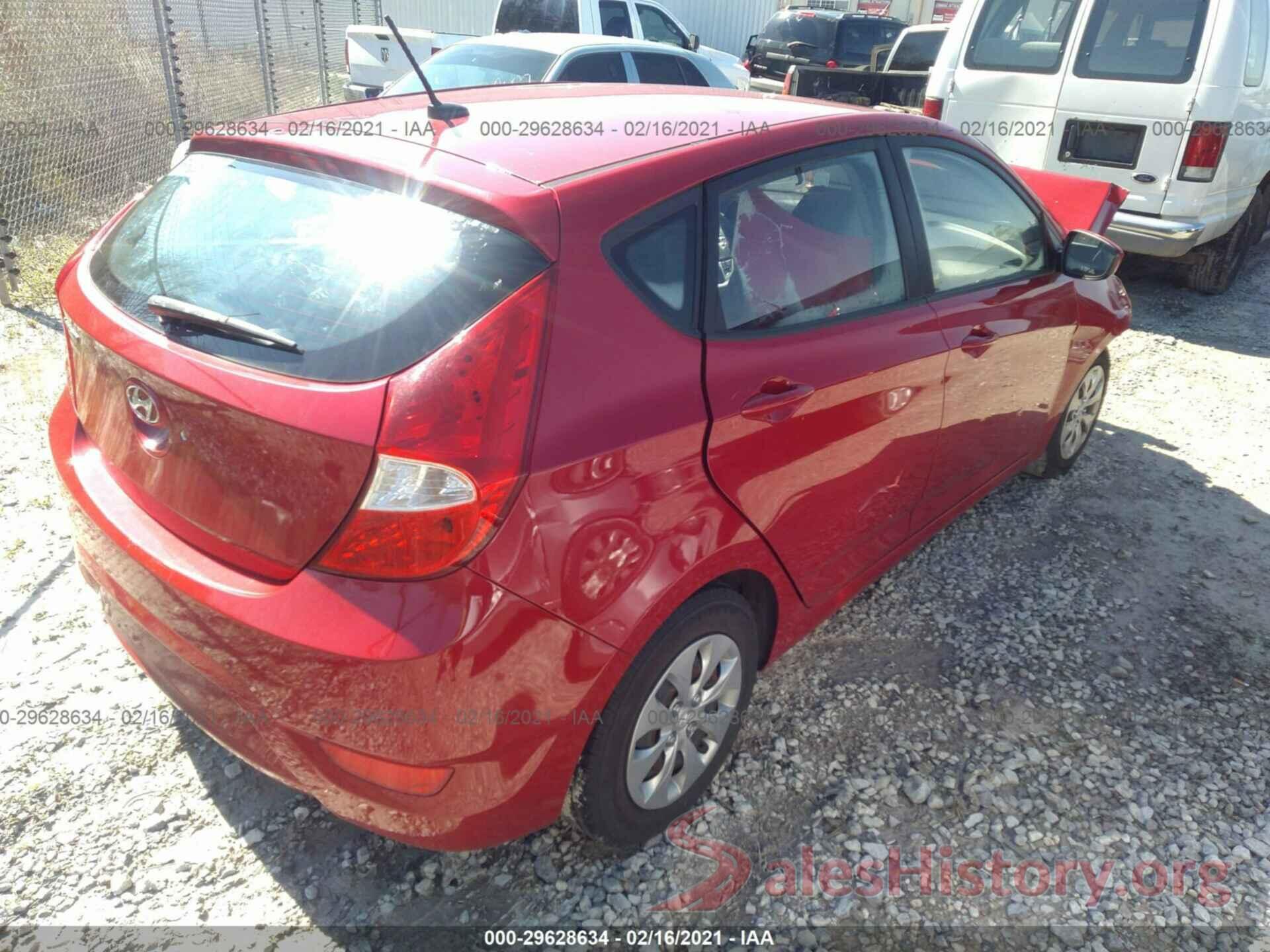 KMHCT5AE0HU325744 2017 HYUNDAI ACCENT