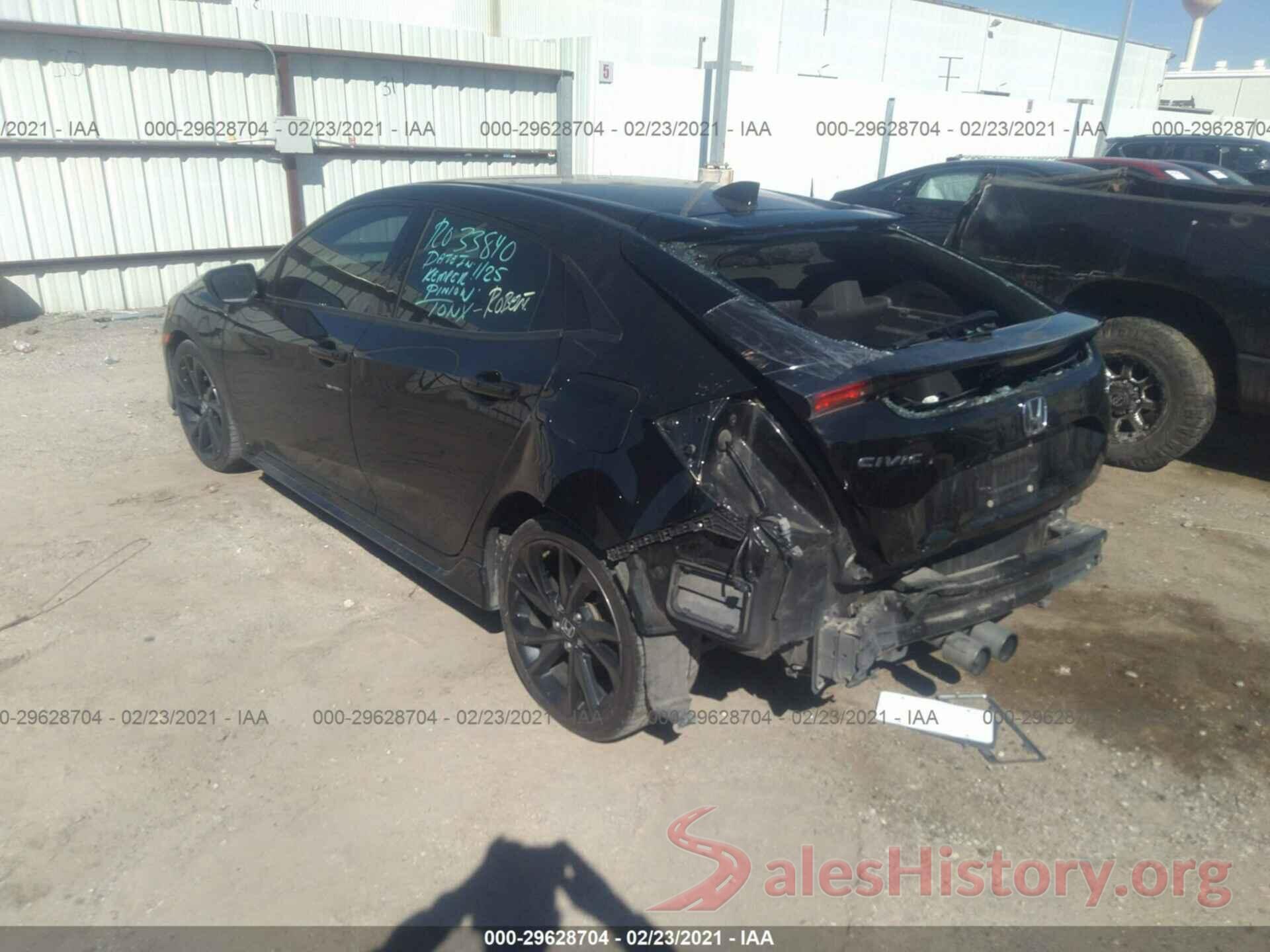 SHHFK7H40HU208377 2017 HONDA CIVIC HATCHBACK