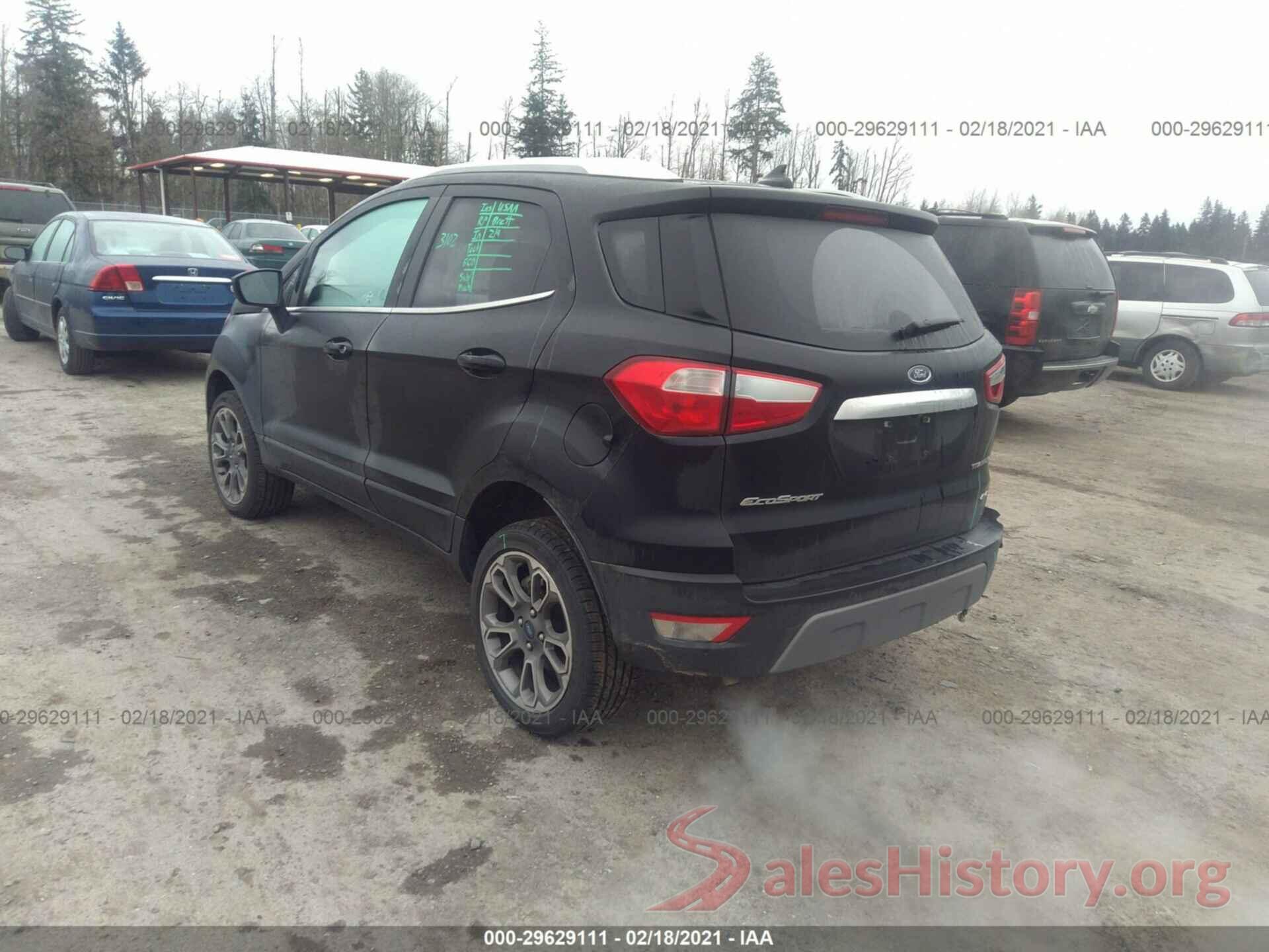 MAJ6S3KL4KC307689 2019 FORD ECOSPORT