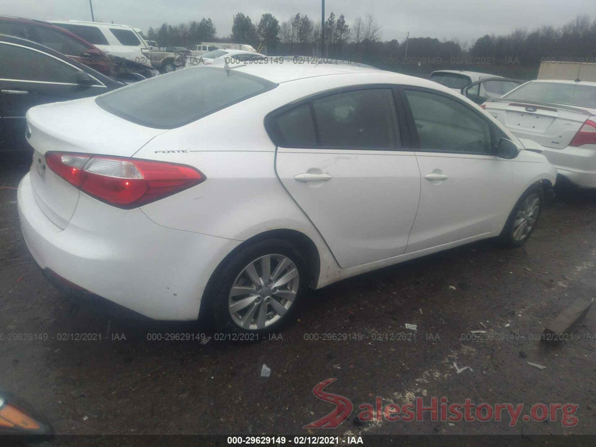 KNAFX4A69G5553336 2016 KIA FORTE