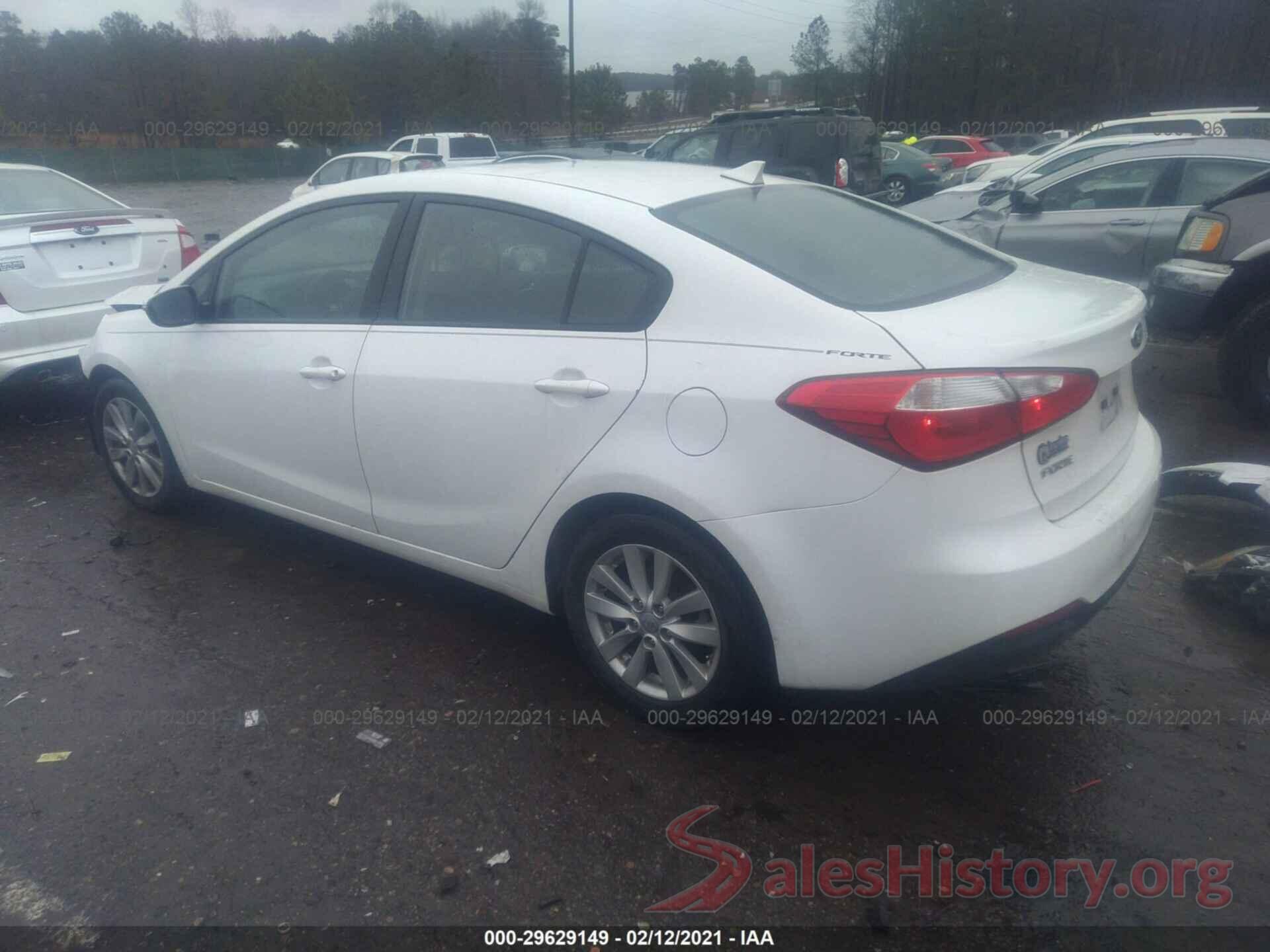 KNAFX4A69G5553336 2016 KIA FORTE