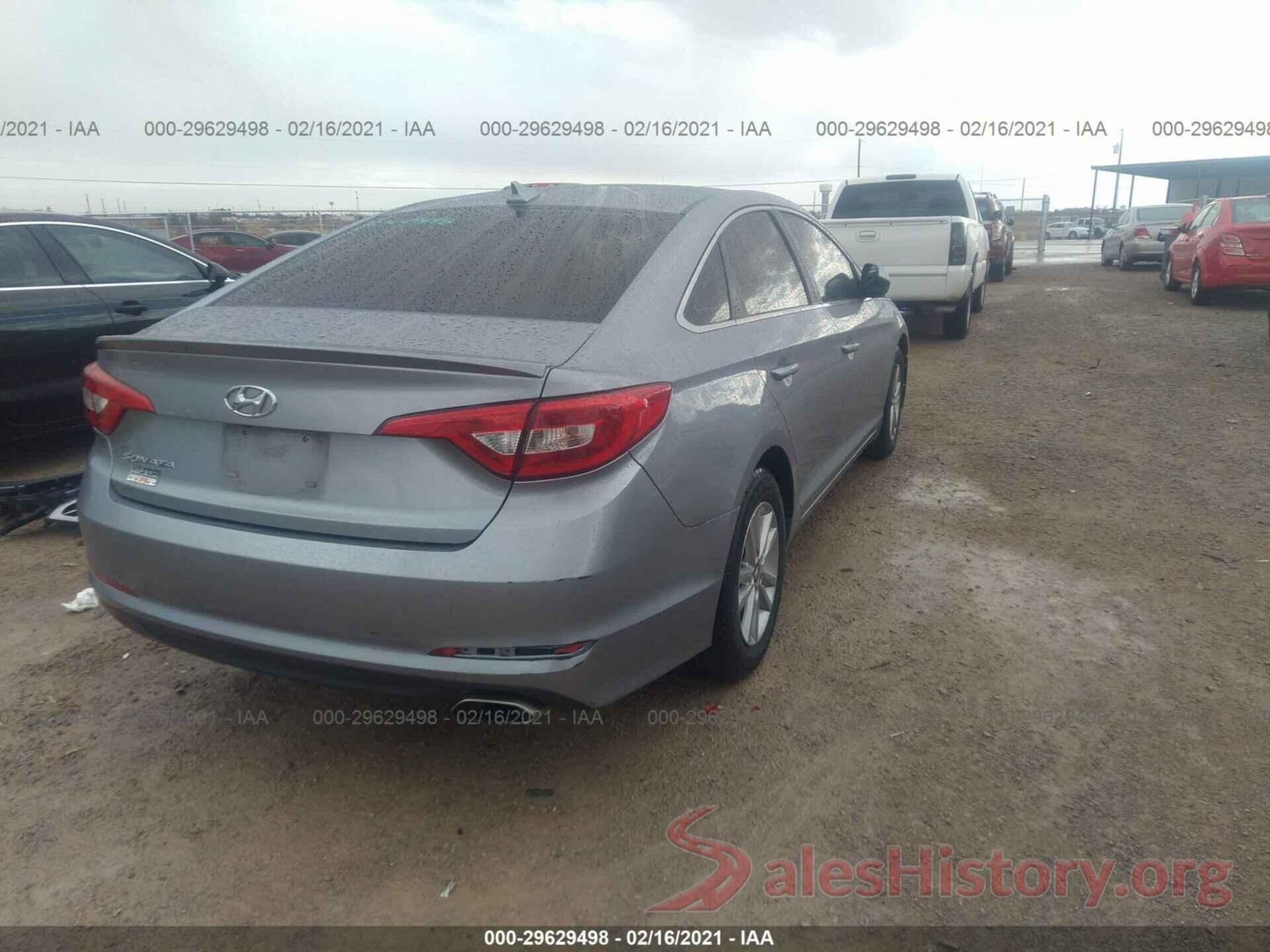 5NPE24AF4GH301801 2016 HYUNDAI SONATA