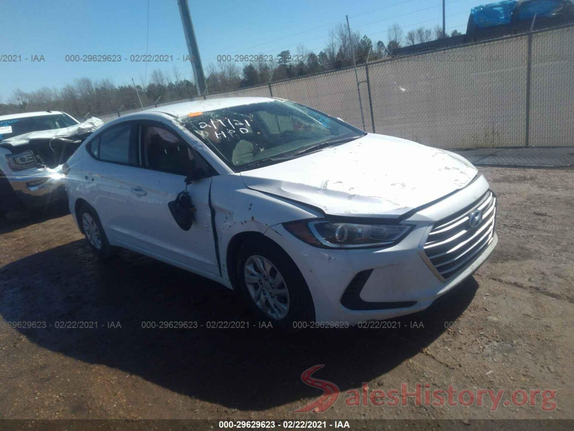 5NPD74LF5HH183527 2017 HYUNDAI ELANTRA