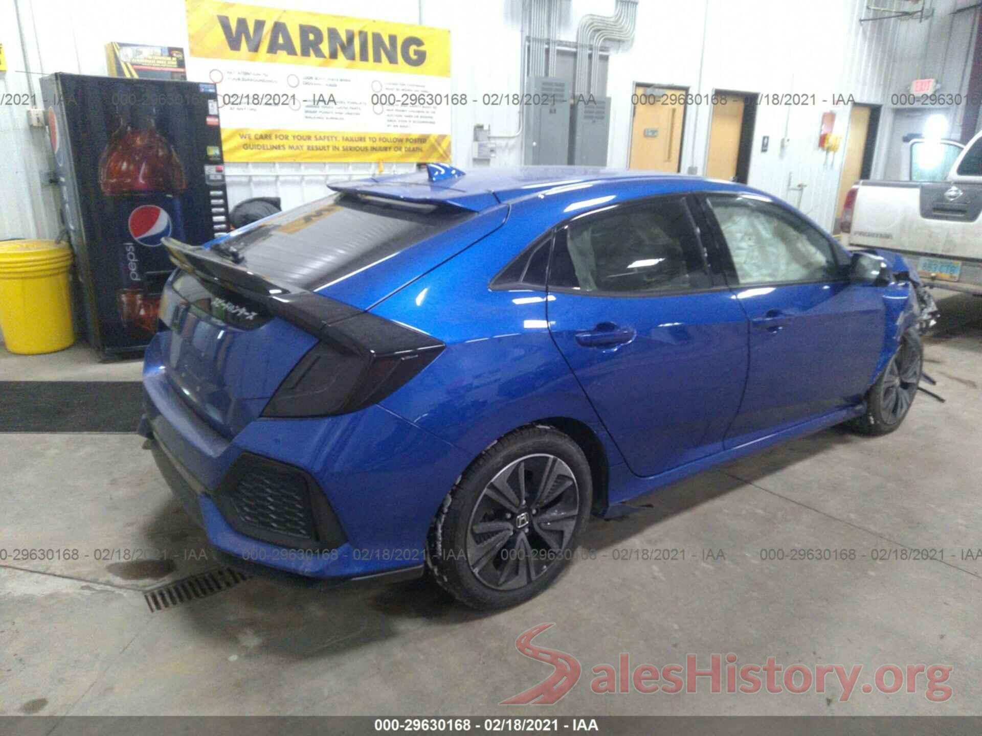 SHHFK7H79HU201020 2017 HONDA CIVIC HATCHBACK