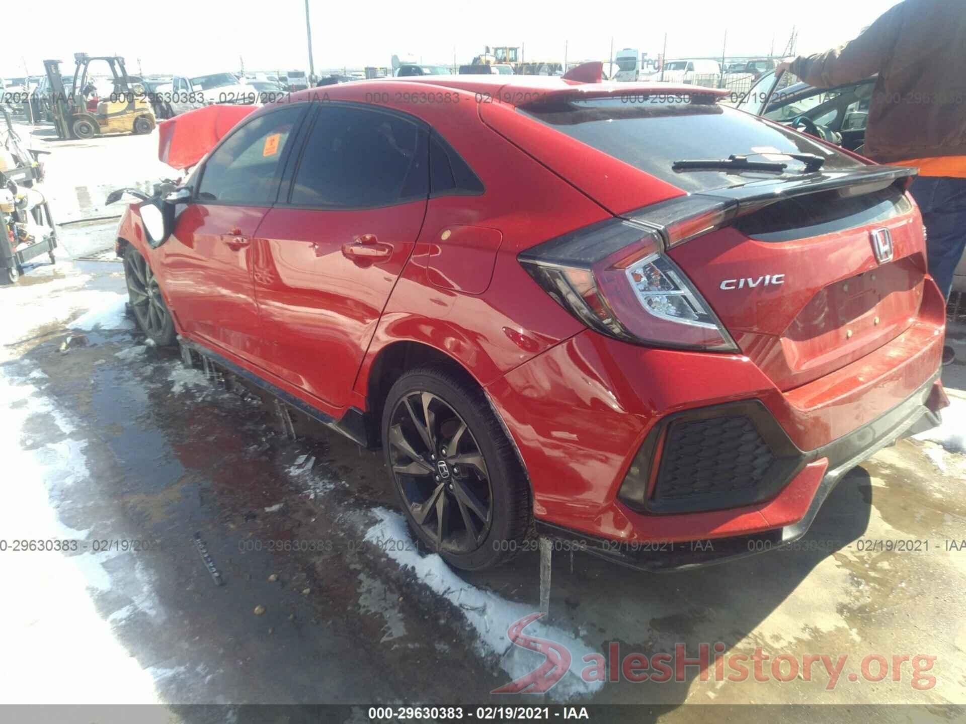 SHHFK7H98HU226279 2017 HONDA CIVIC HATCHBACK