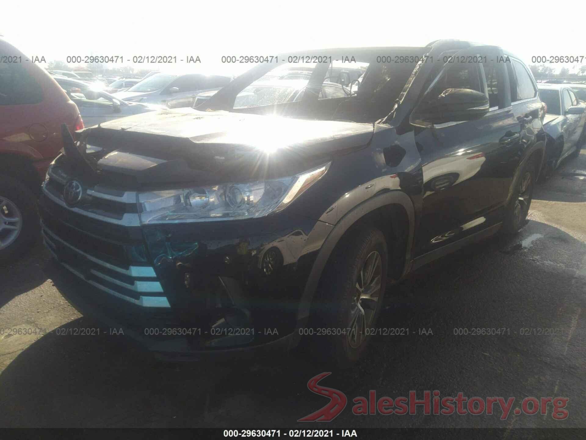 5TDZARFH3KS050946 2019 TOYOTA HIGHLANDER