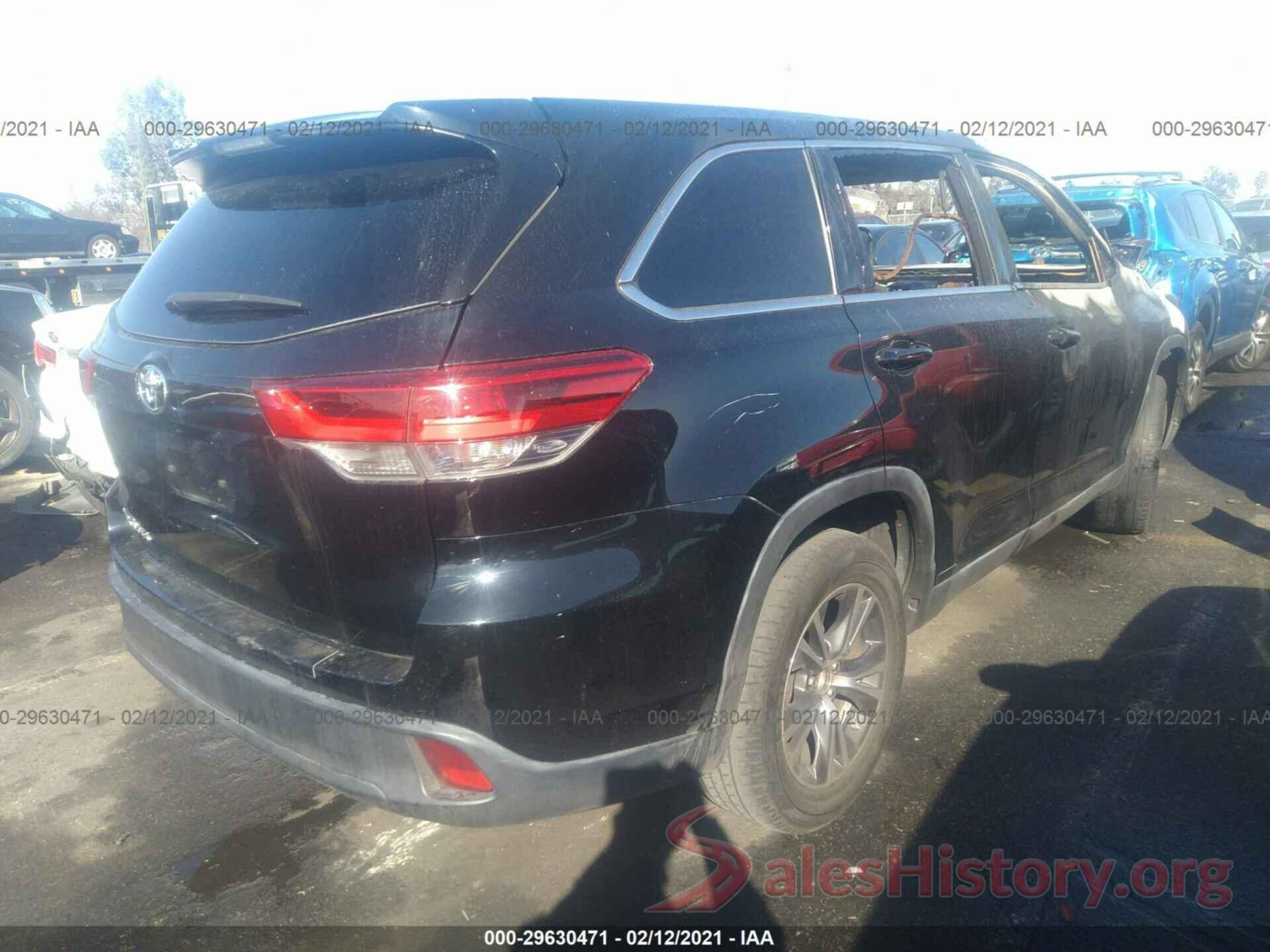 5TDZARFH3KS050946 2019 TOYOTA HIGHLANDER