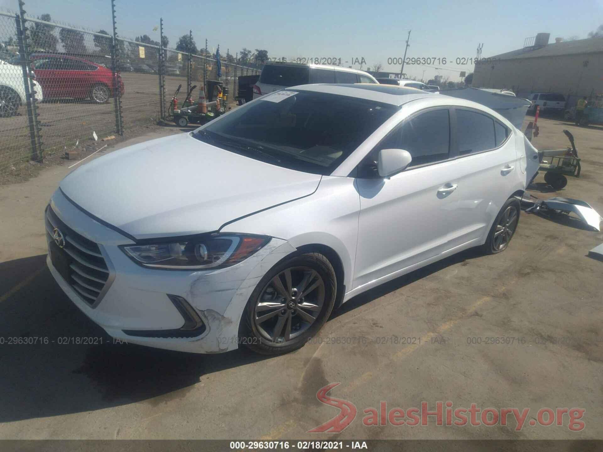 5NPD84LF9JH316342 2018 HYUNDAI ELANTRA