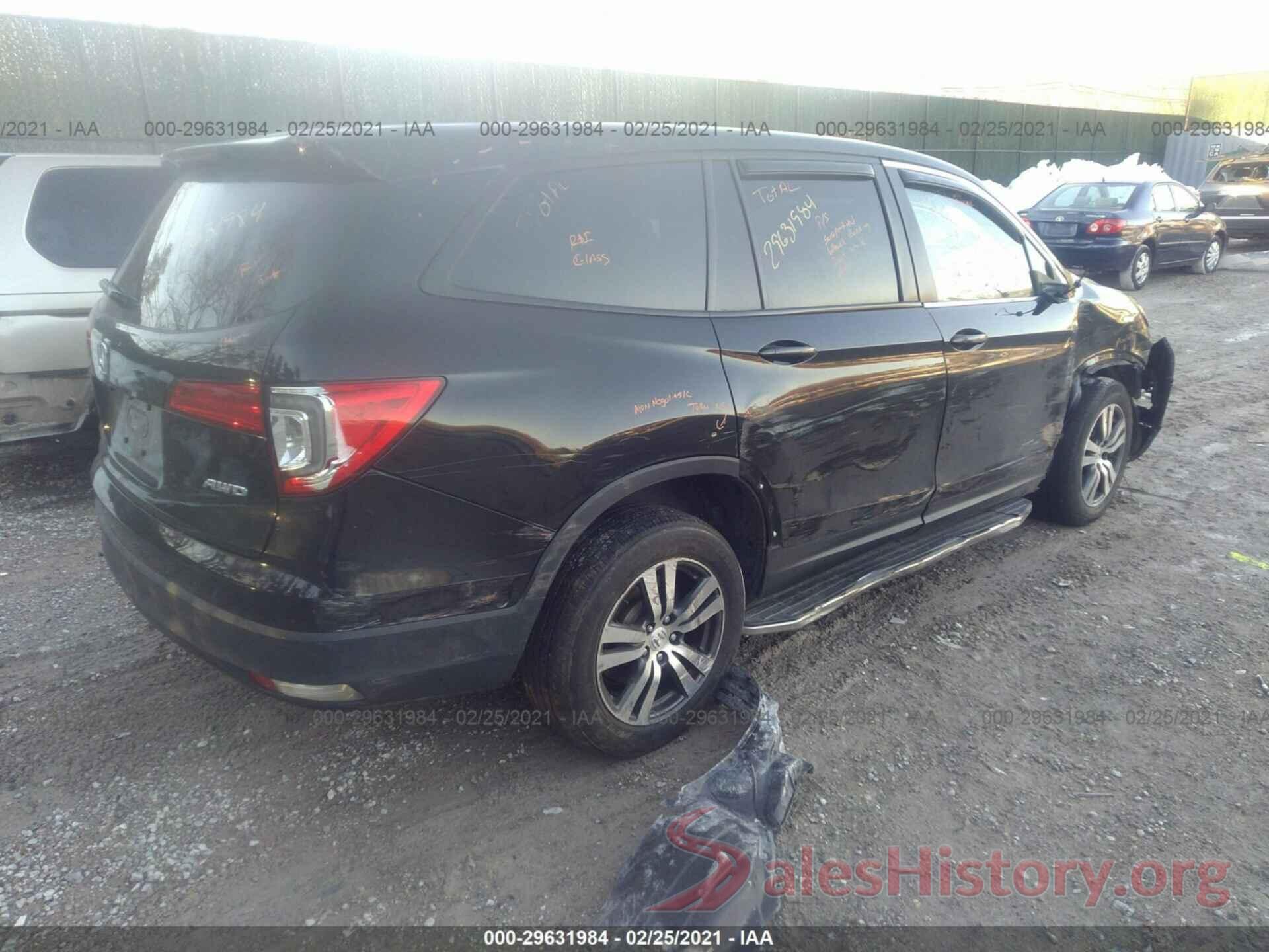 5FNYF6H57HB063792 2017 HONDA PILOT