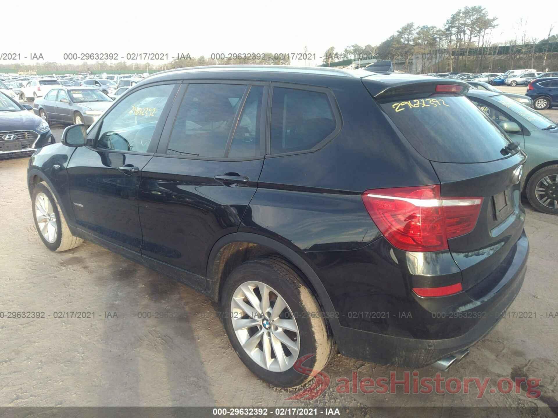 5UXWX9C32H0T20401 2017 BMW X3