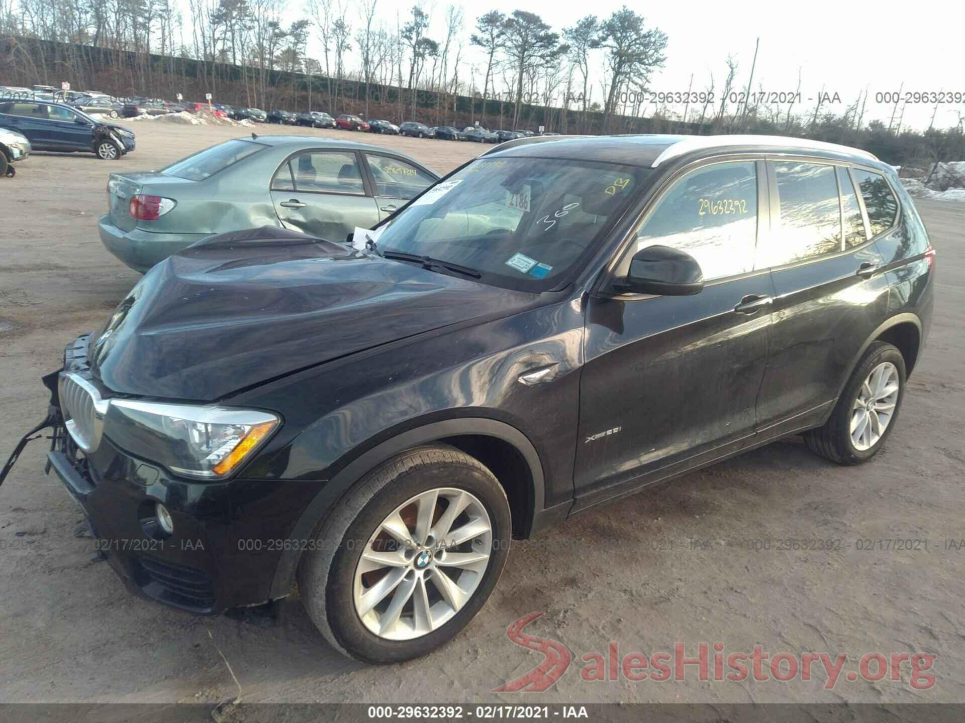 5UXWX9C32H0T20401 2017 BMW X3