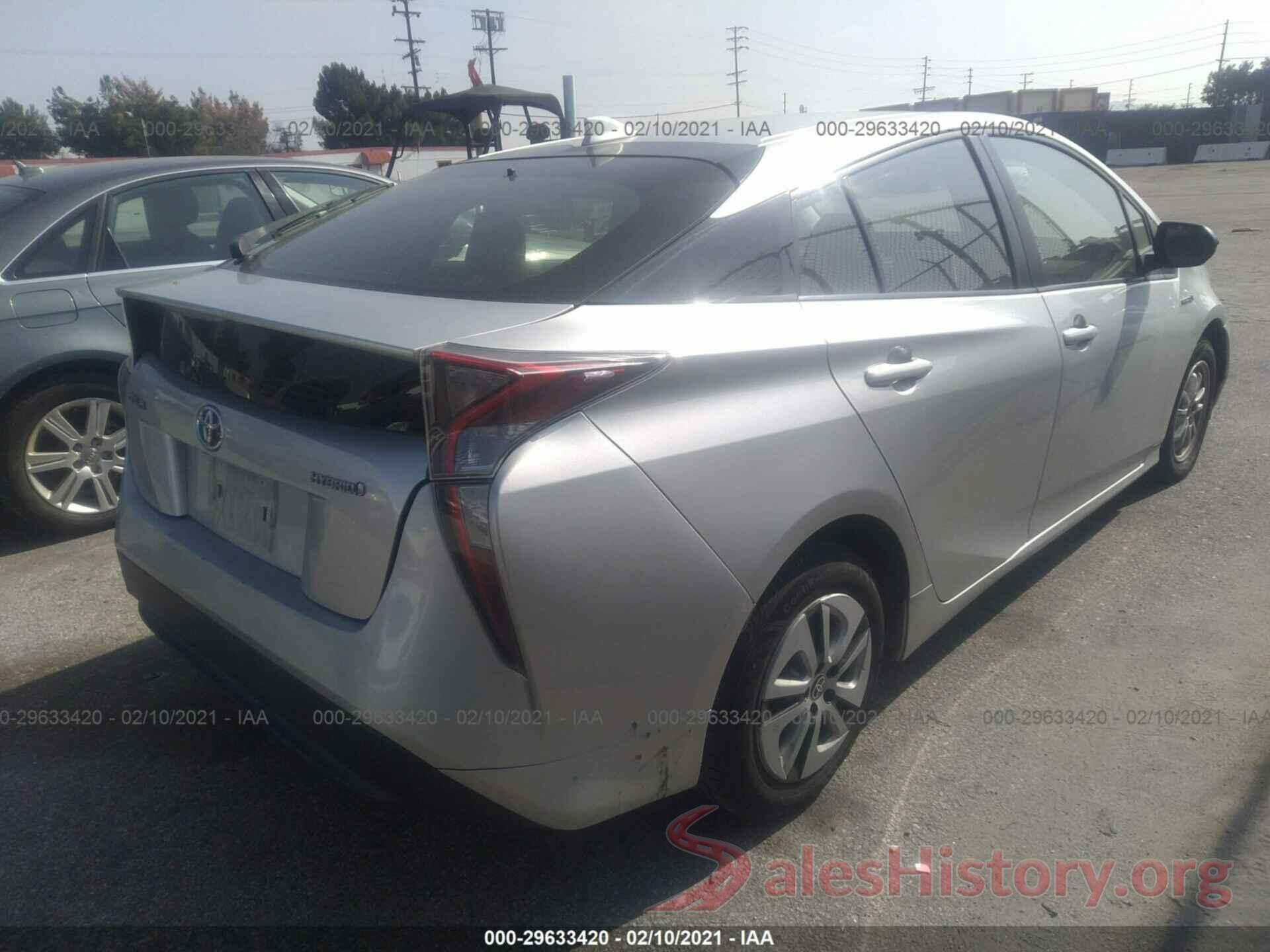 JTDKARFU1H3038710 2017 TOYOTA PRIUS