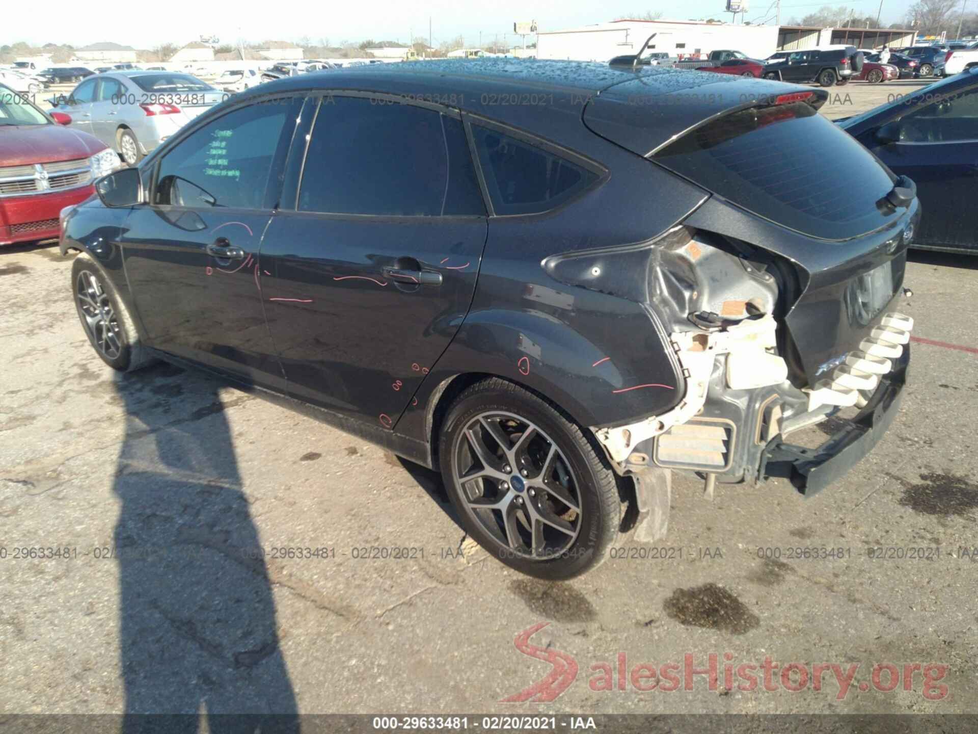 1FADP3M25JL217737 2018 FORD FOCUS