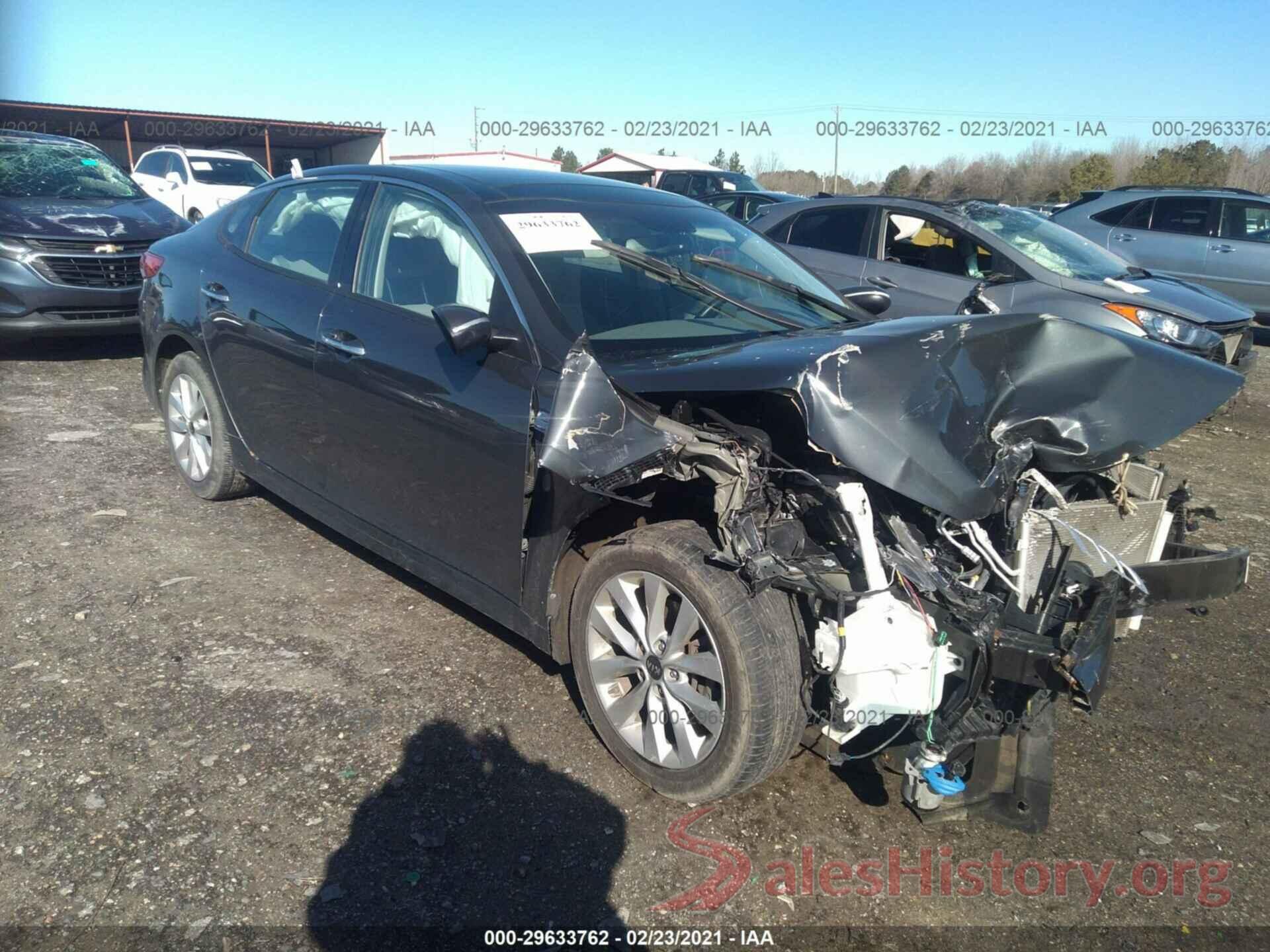 5XXGU4L30GG118526 2016 KIA OPTIMA