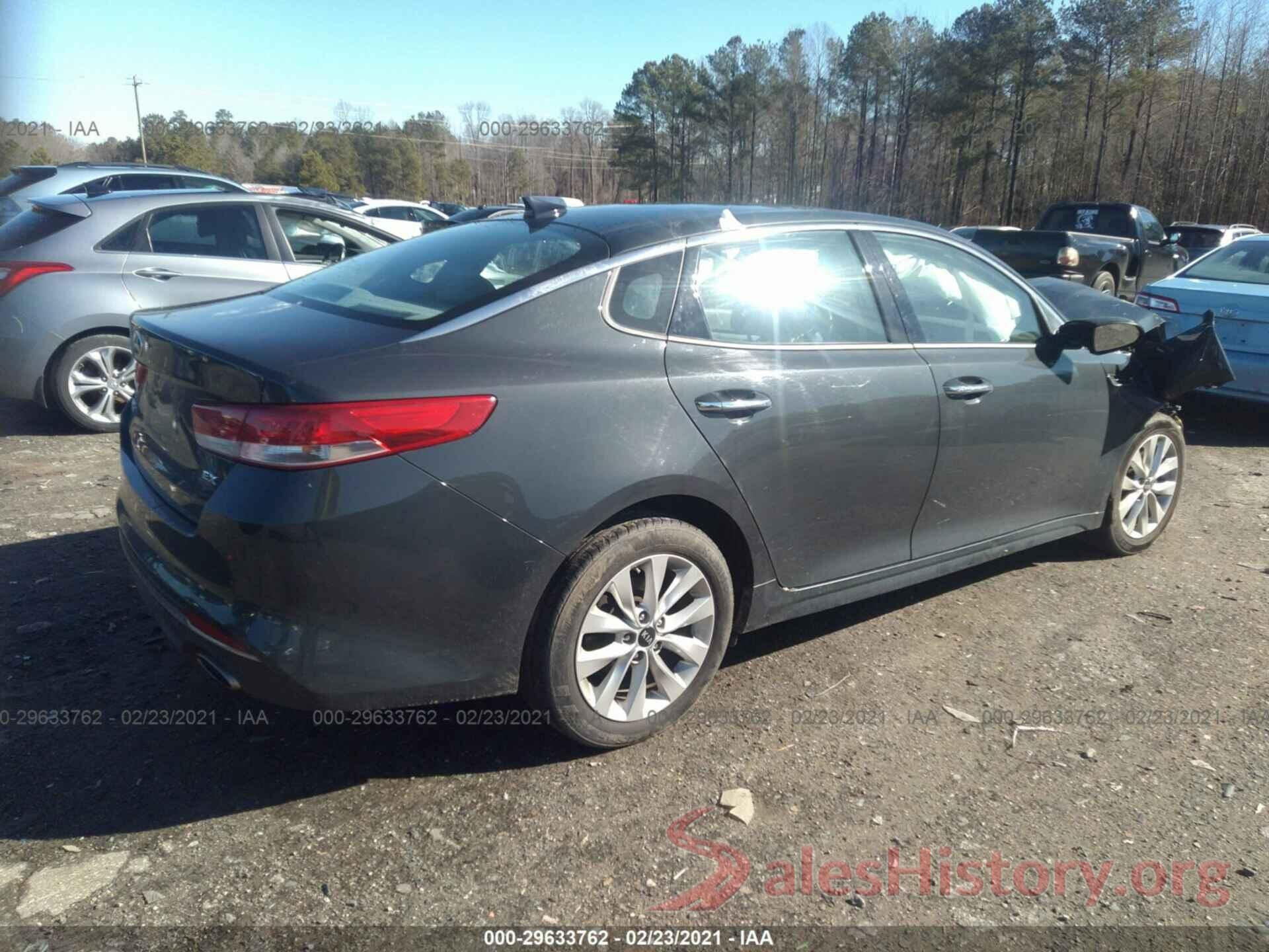 5XXGU4L30GG118526 2016 KIA OPTIMA