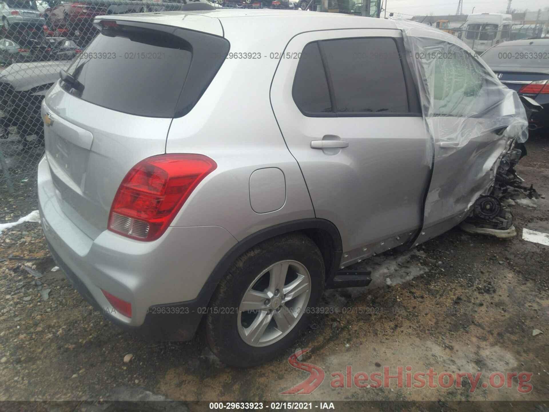 KL7CJKSB7LB026329 2020 CHEVROLET TRAX