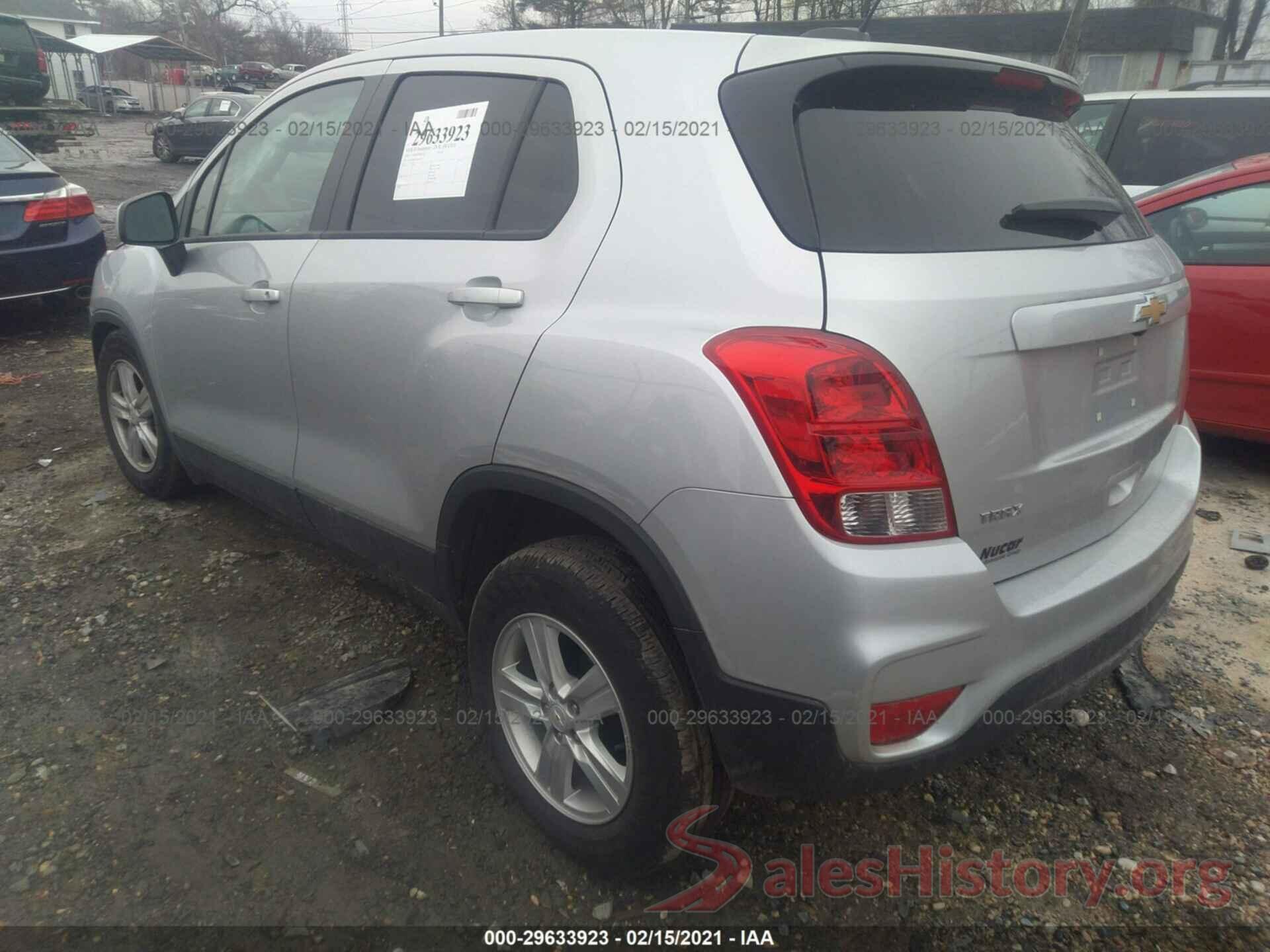 KL7CJKSB7LB026329 2020 CHEVROLET TRAX