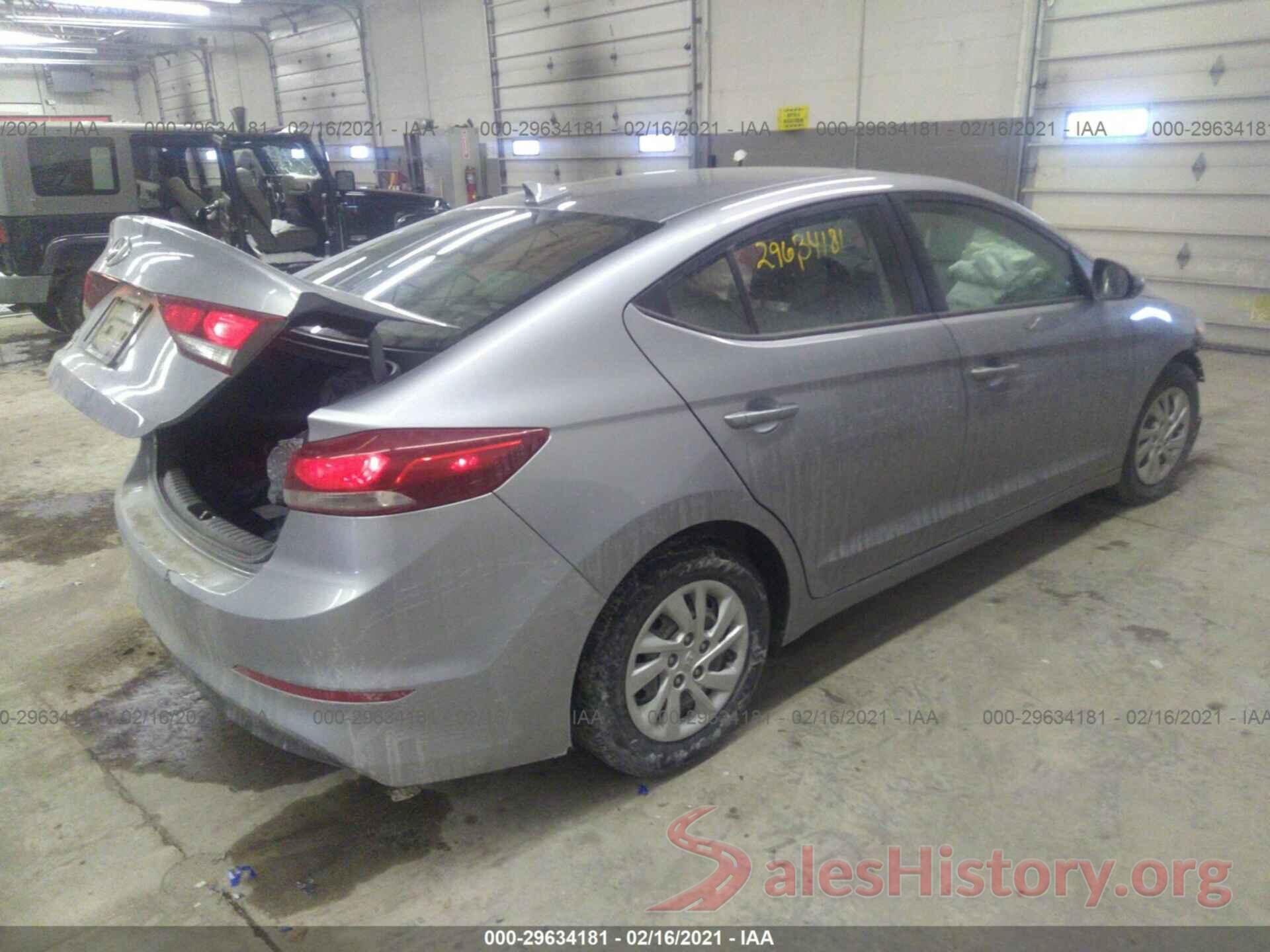 5NPD74LF8HH167533 2017 HYUNDAI ELANTRA