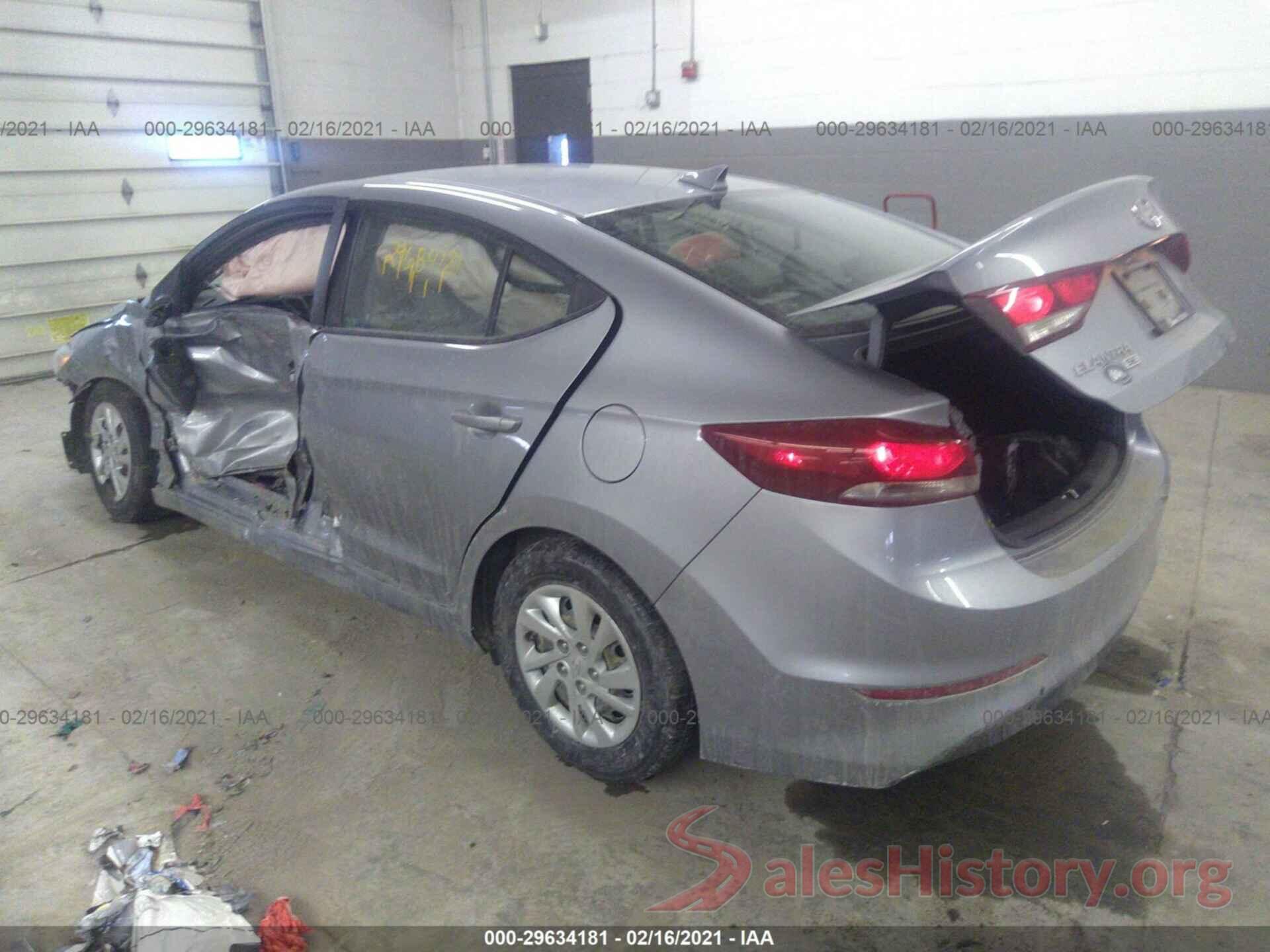 5NPD74LF8HH167533 2017 HYUNDAI ELANTRA