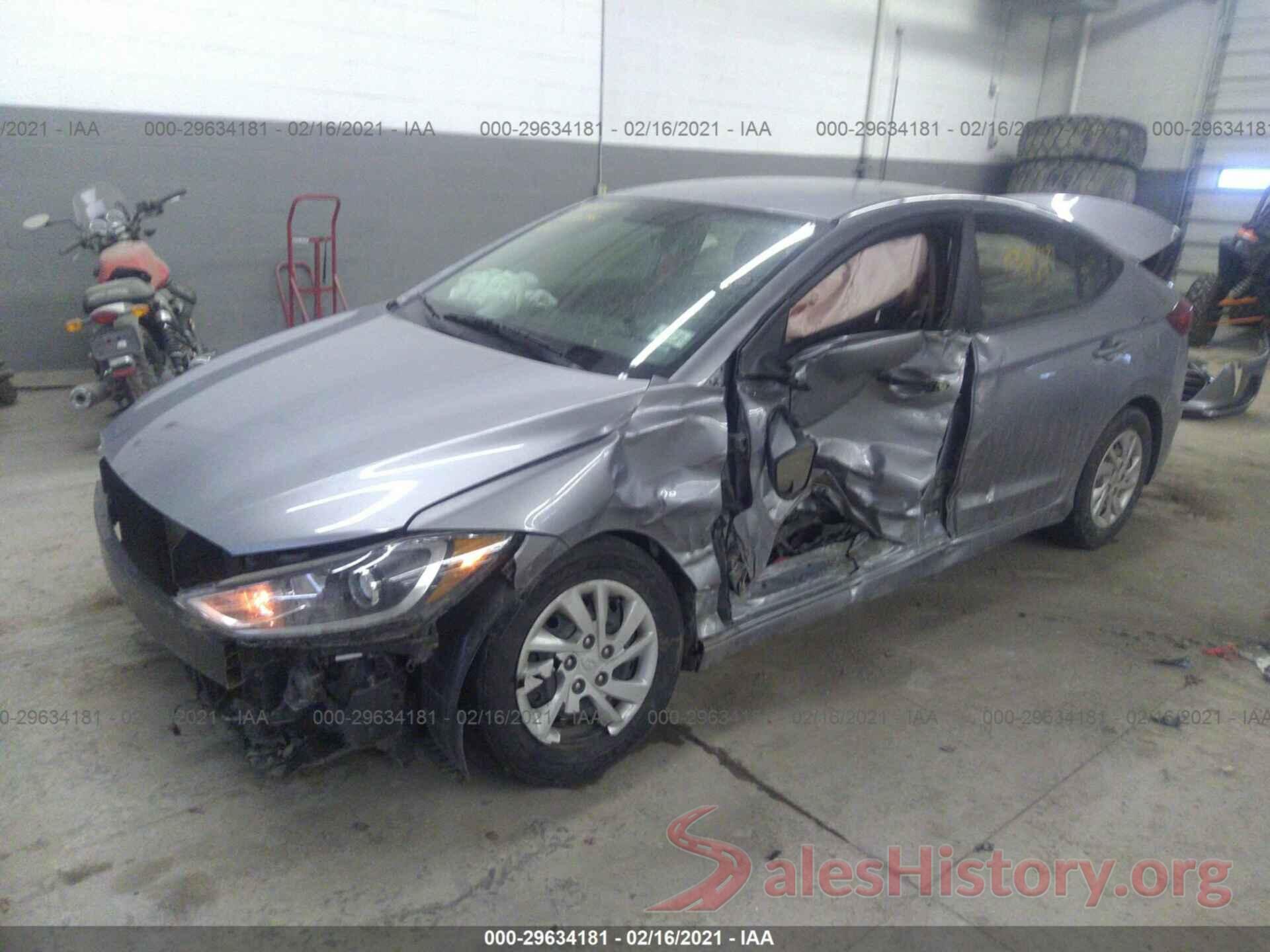 5NPD74LF8HH167533 2017 HYUNDAI ELANTRA