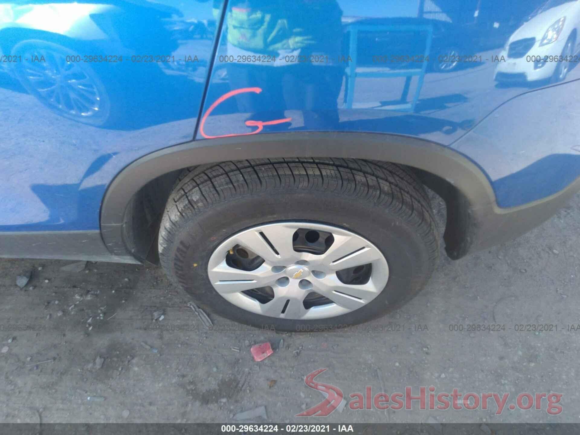 KL7CJKSB4GB669551 2016 CHEVROLET TRAX