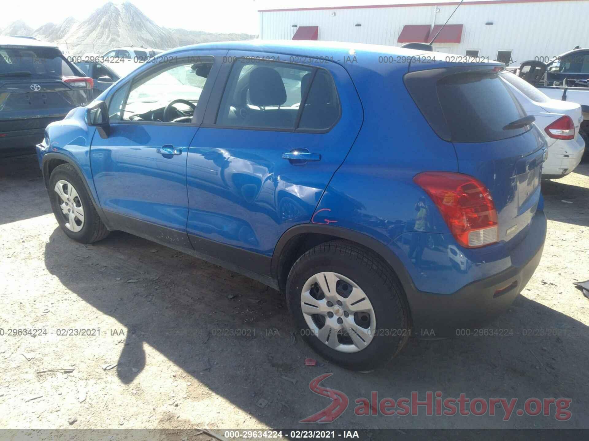 KL7CJKSB4GB669551 2016 CHEVROLET TRAX