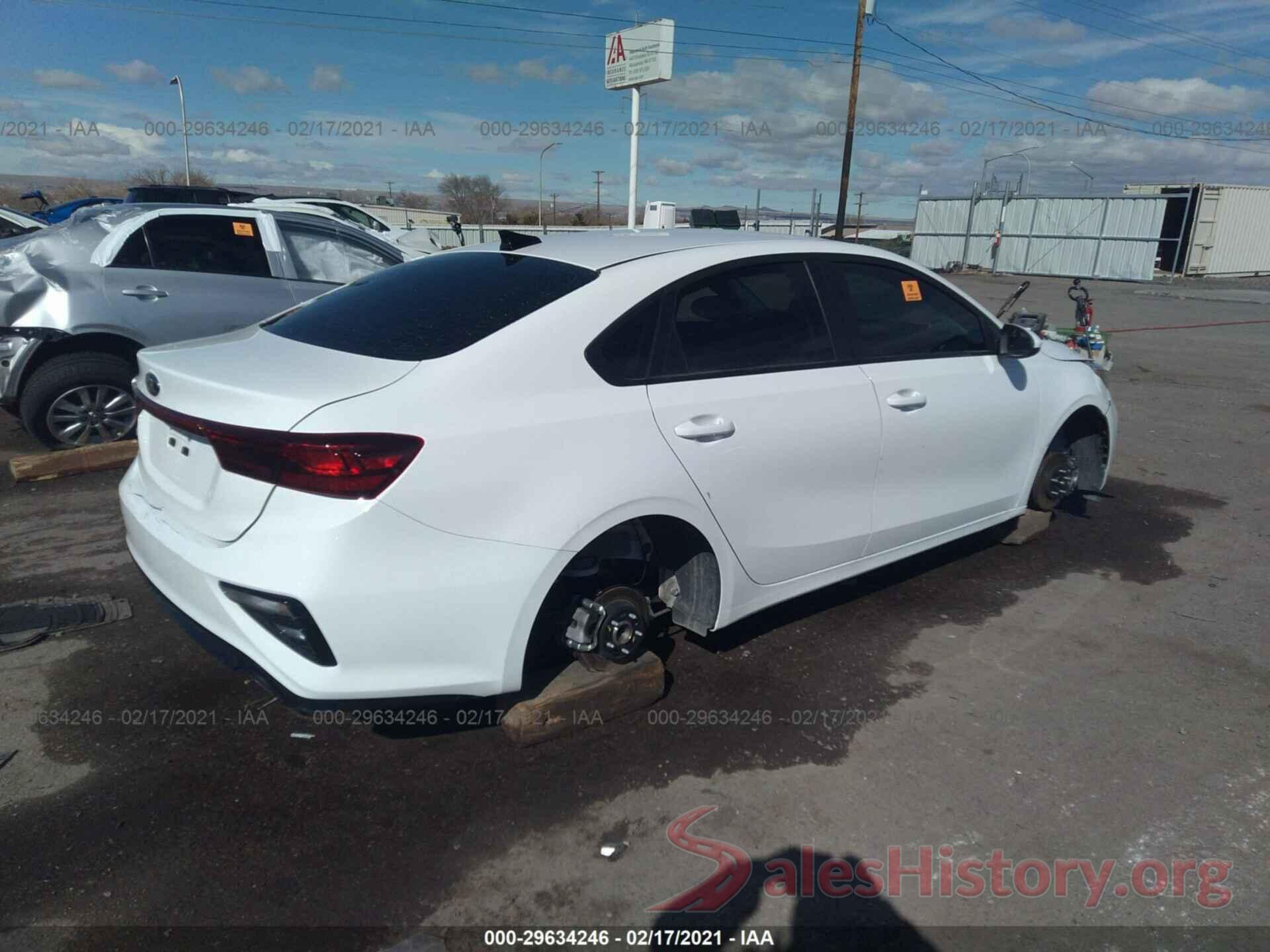 3KPF24AD6LE189665 2020 KIA FORTE