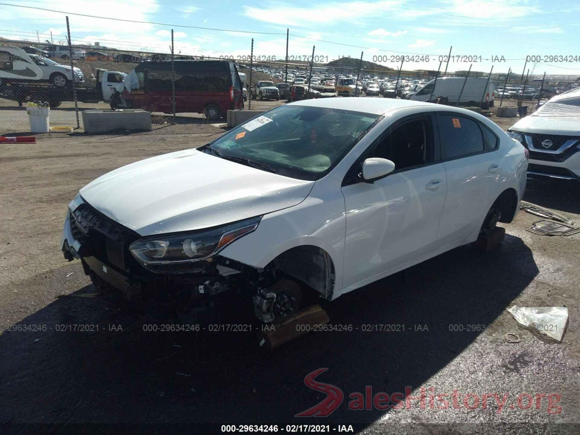 3KPF24AD6LE189665 2020 KIA FORTE