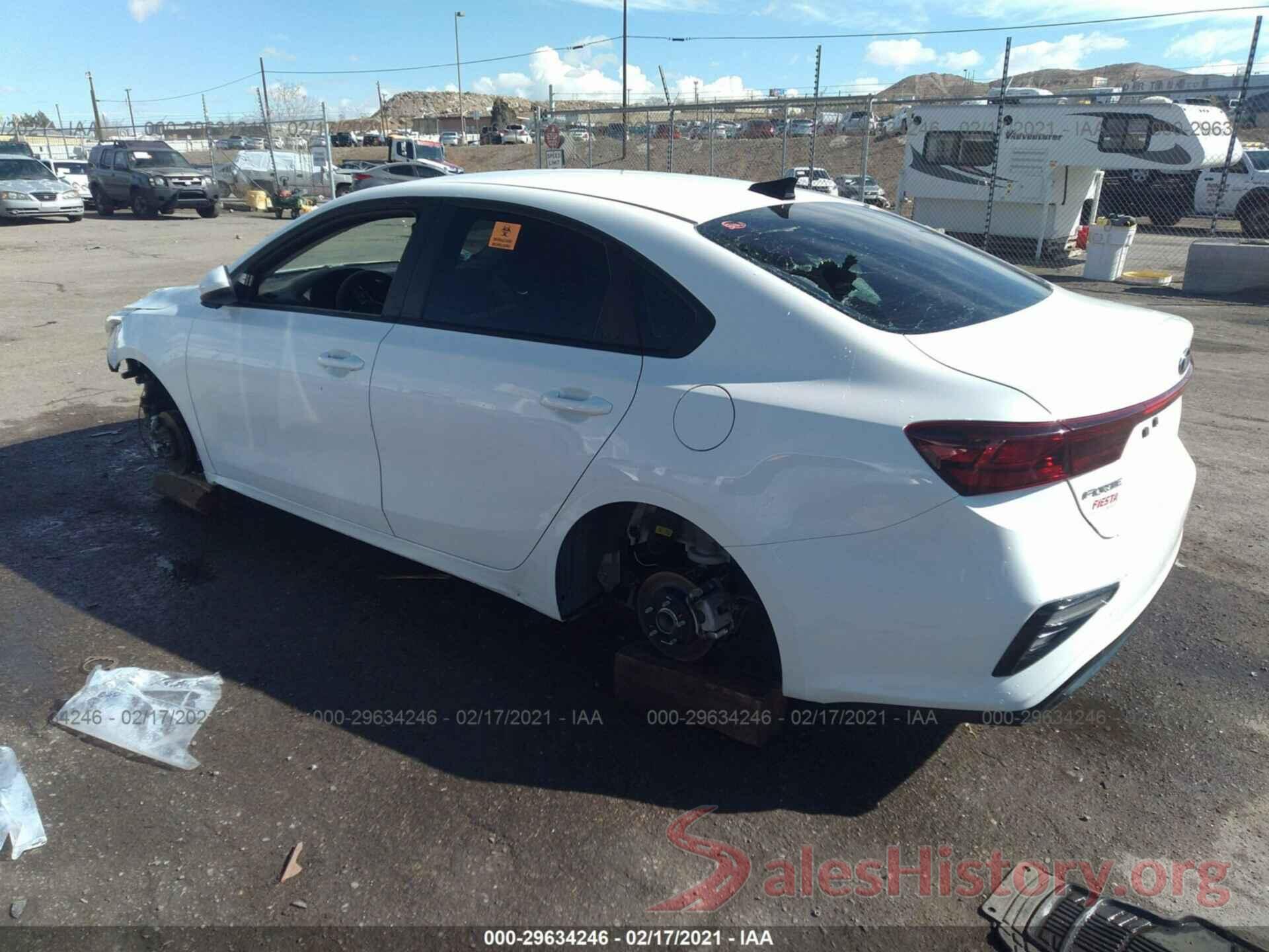 3KPF24AD6LE189665 2020 KIA FORTE