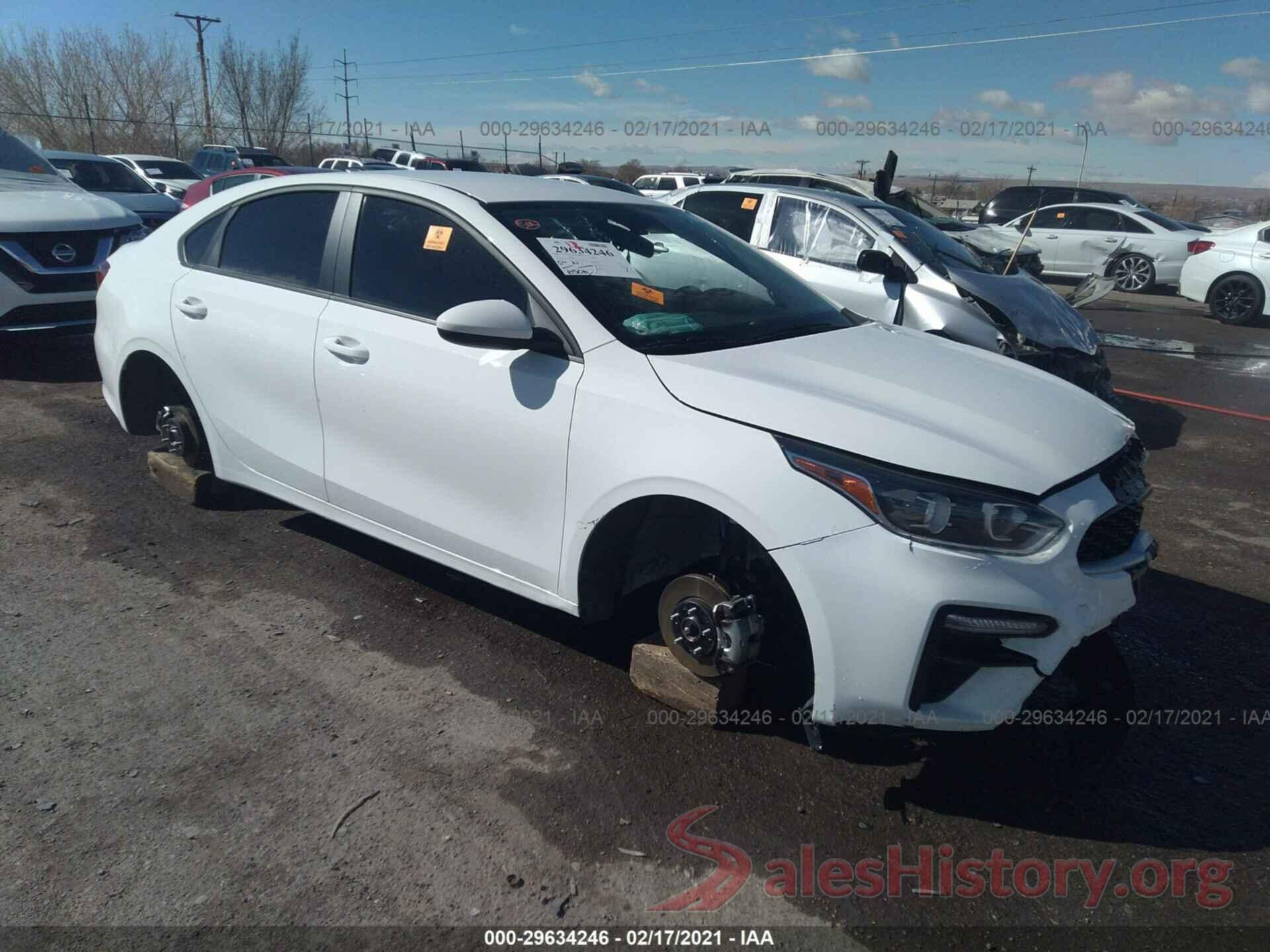 3KPF24AD6LE189665 2020 KIA FORTE