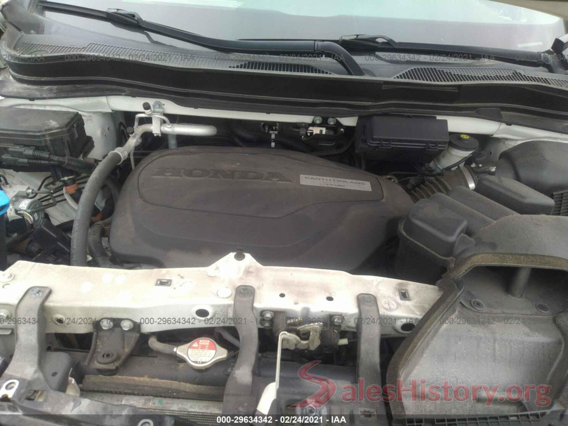 5FNYF5H39GB019445 2016 HONDA PILOT