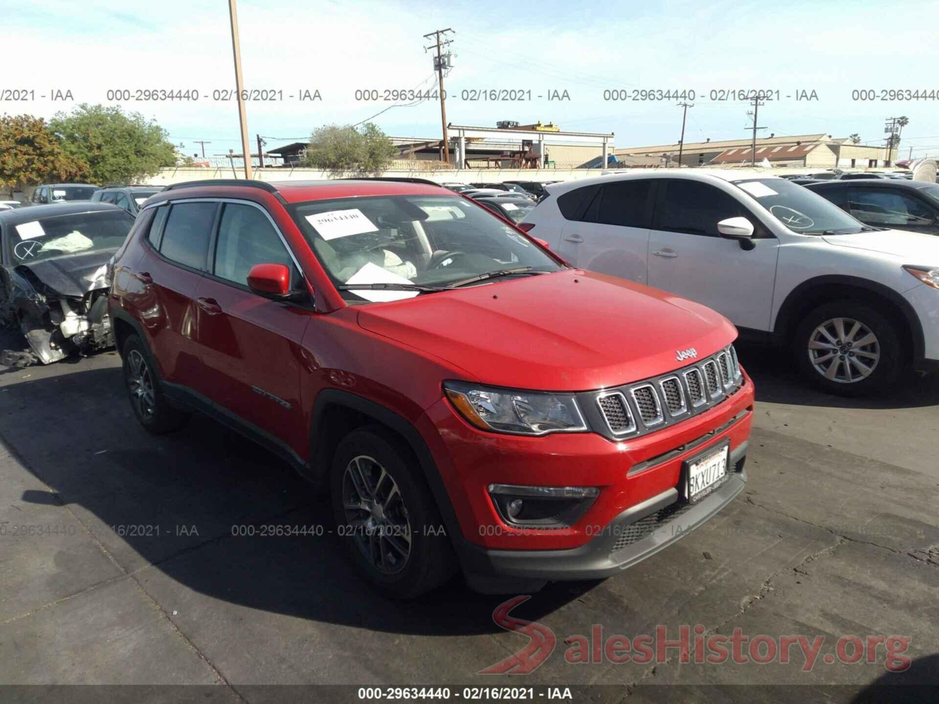 3C4NJCBB8KT706626 2019 JEEP COMPASS