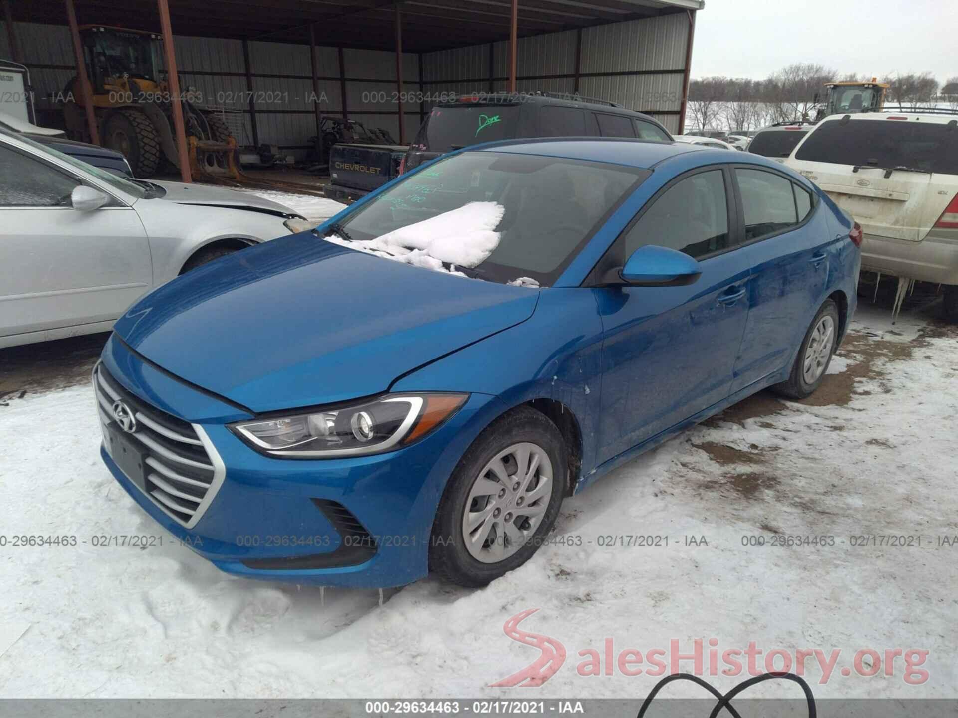 KMHD74LF6HU368509 2017 HYUNDAI ELANTRA