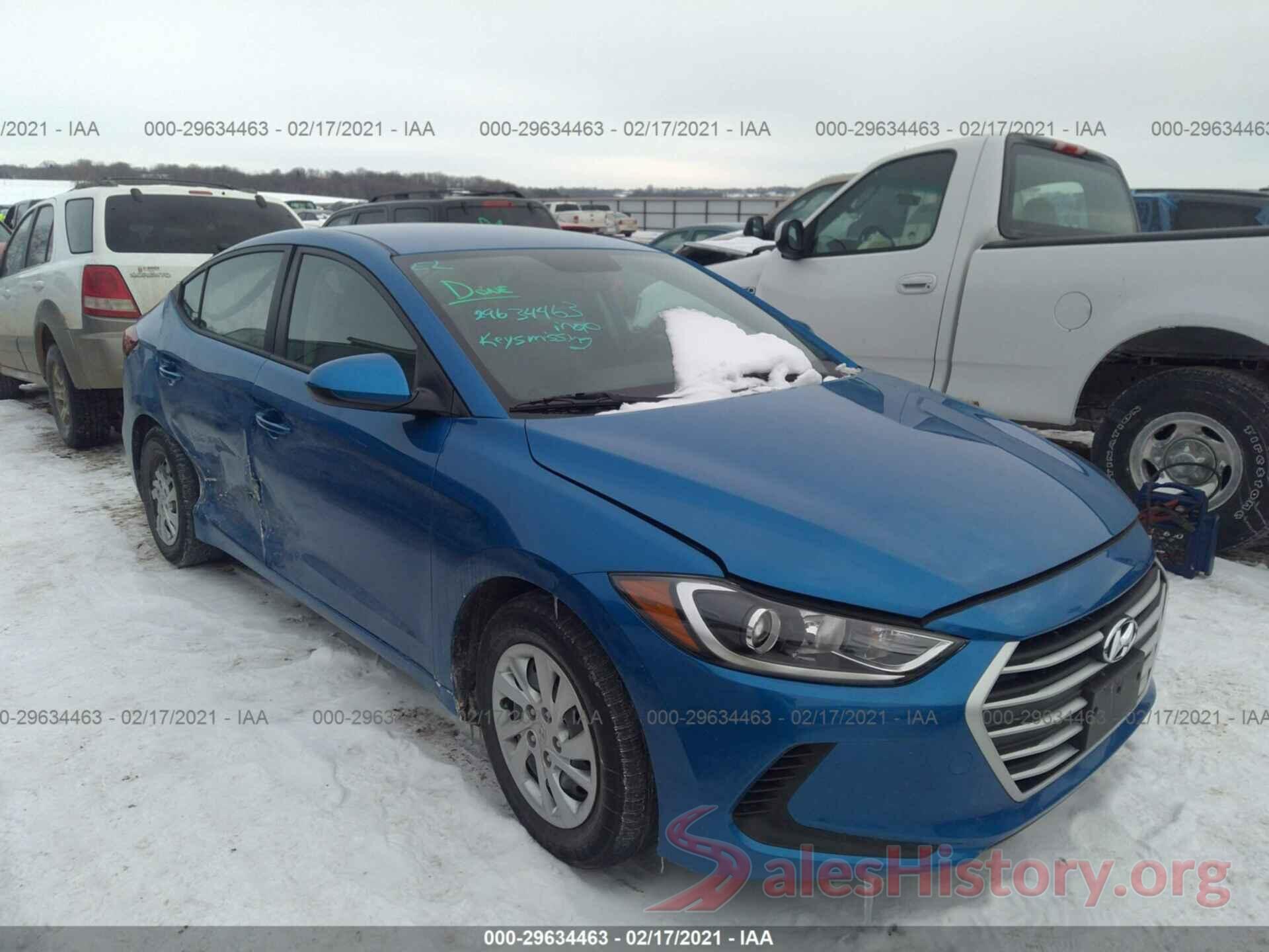 KMHD74LF6HU368509 2017 HYUNDAI ELANTRA