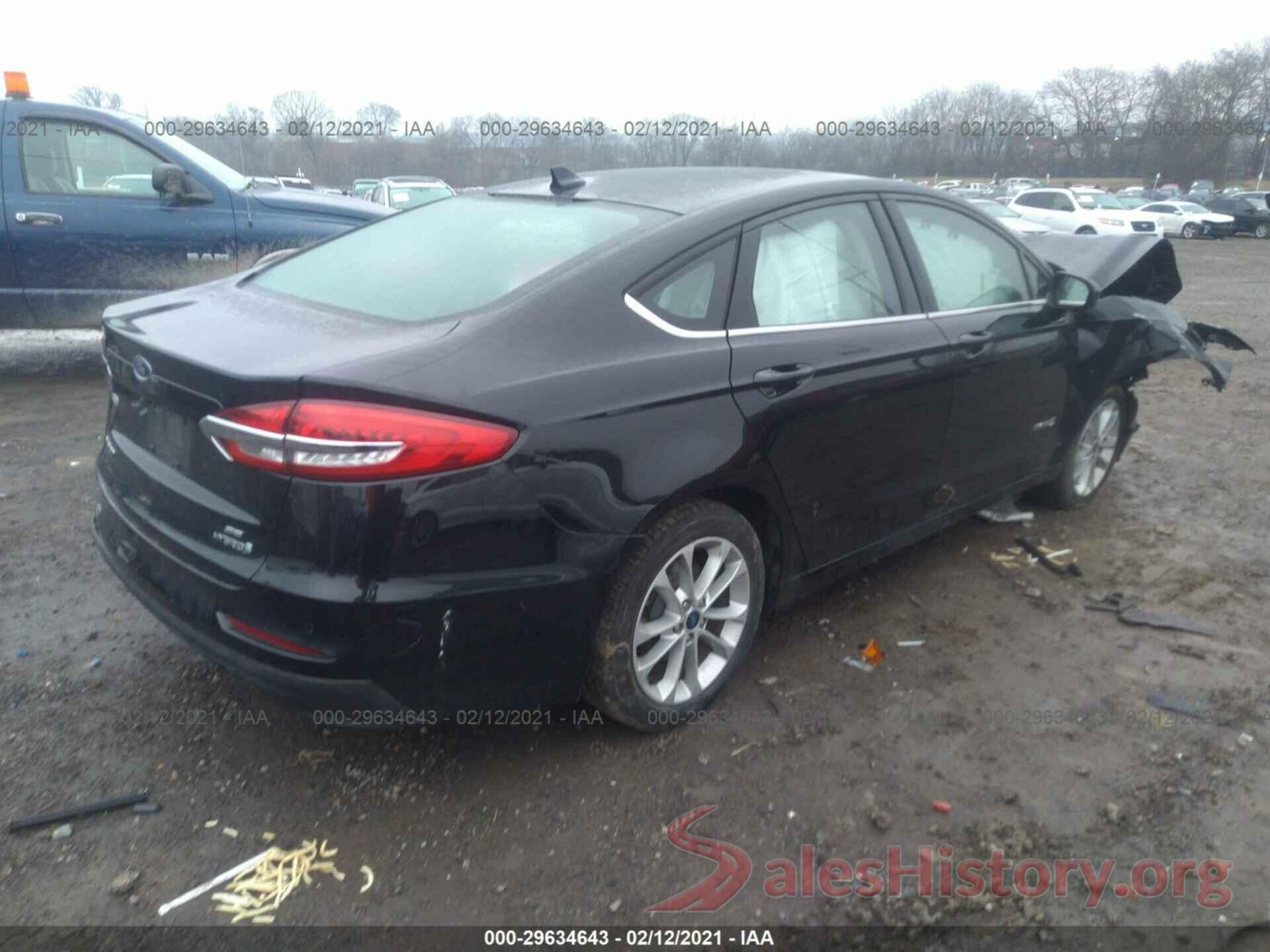 3FA6P0LU7KR118253 2019 FORD FUSION HYBRID