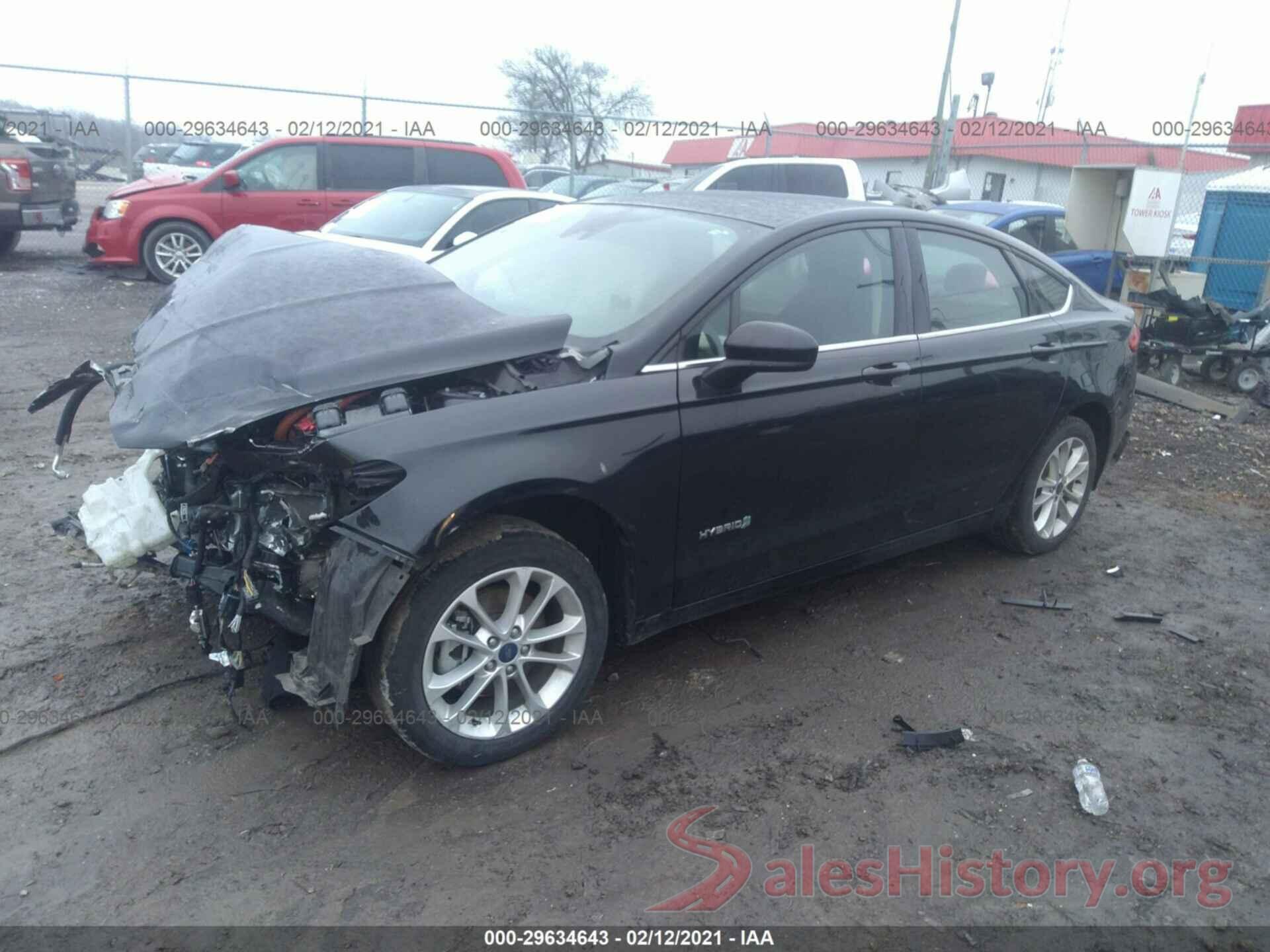 3FA6P0LU7KR118253 2019 FORD FUSION HYBRID