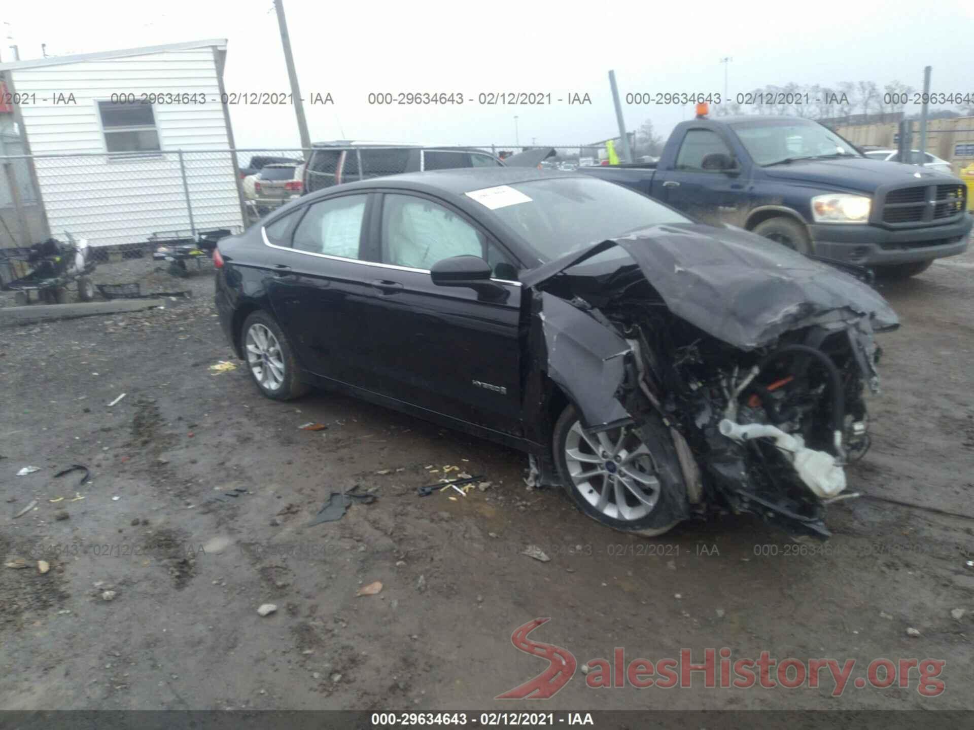 3FA6P0LU7KR118253 2019 FORD FUSION HYBRID