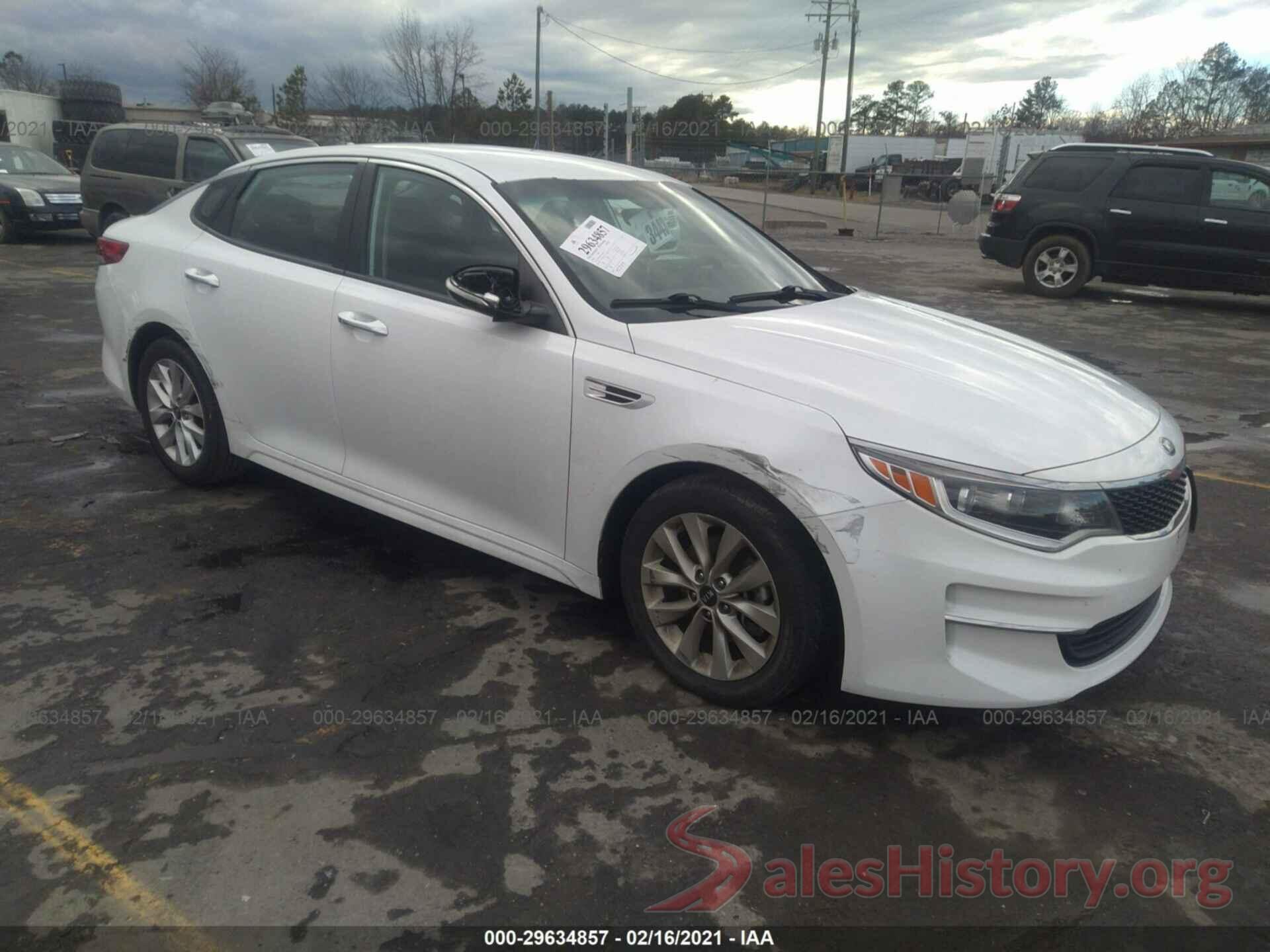 5XXGT4L3XGG006268 2016 KIA OPTIMA