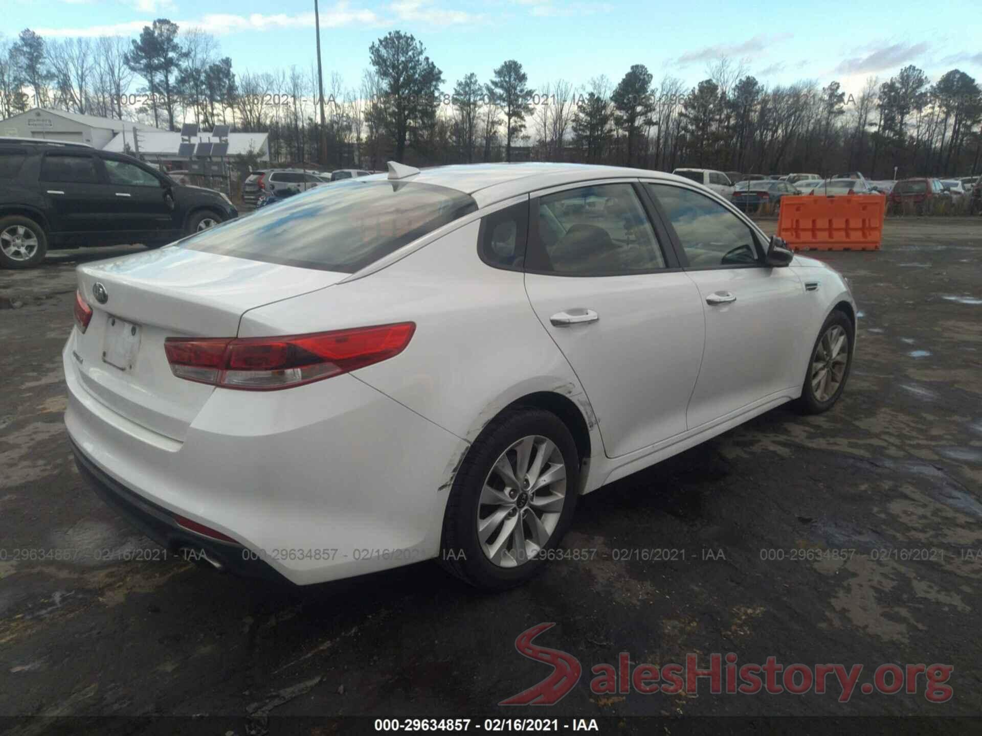 5XXGT4L3XGG006268 2016 KIA OPTIMA