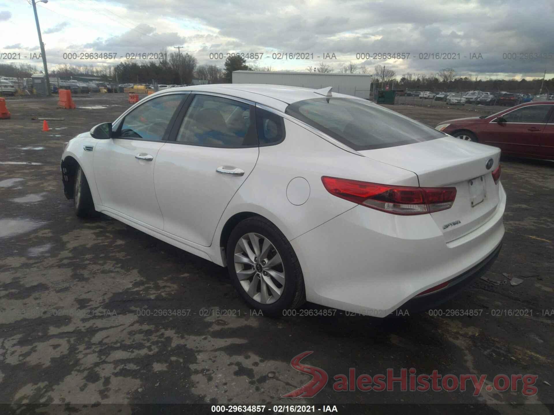 5XXGT4L3XGG006268 2016 KIA OPTIMA