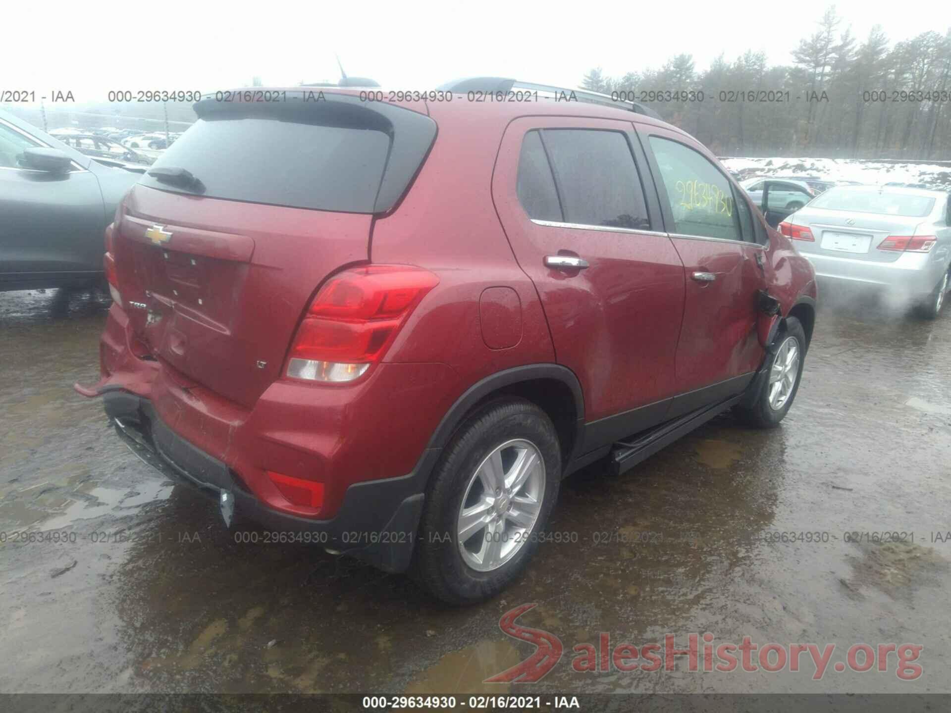 3GNCJLSB7JL384459 2018 CHEVROLET TRAX