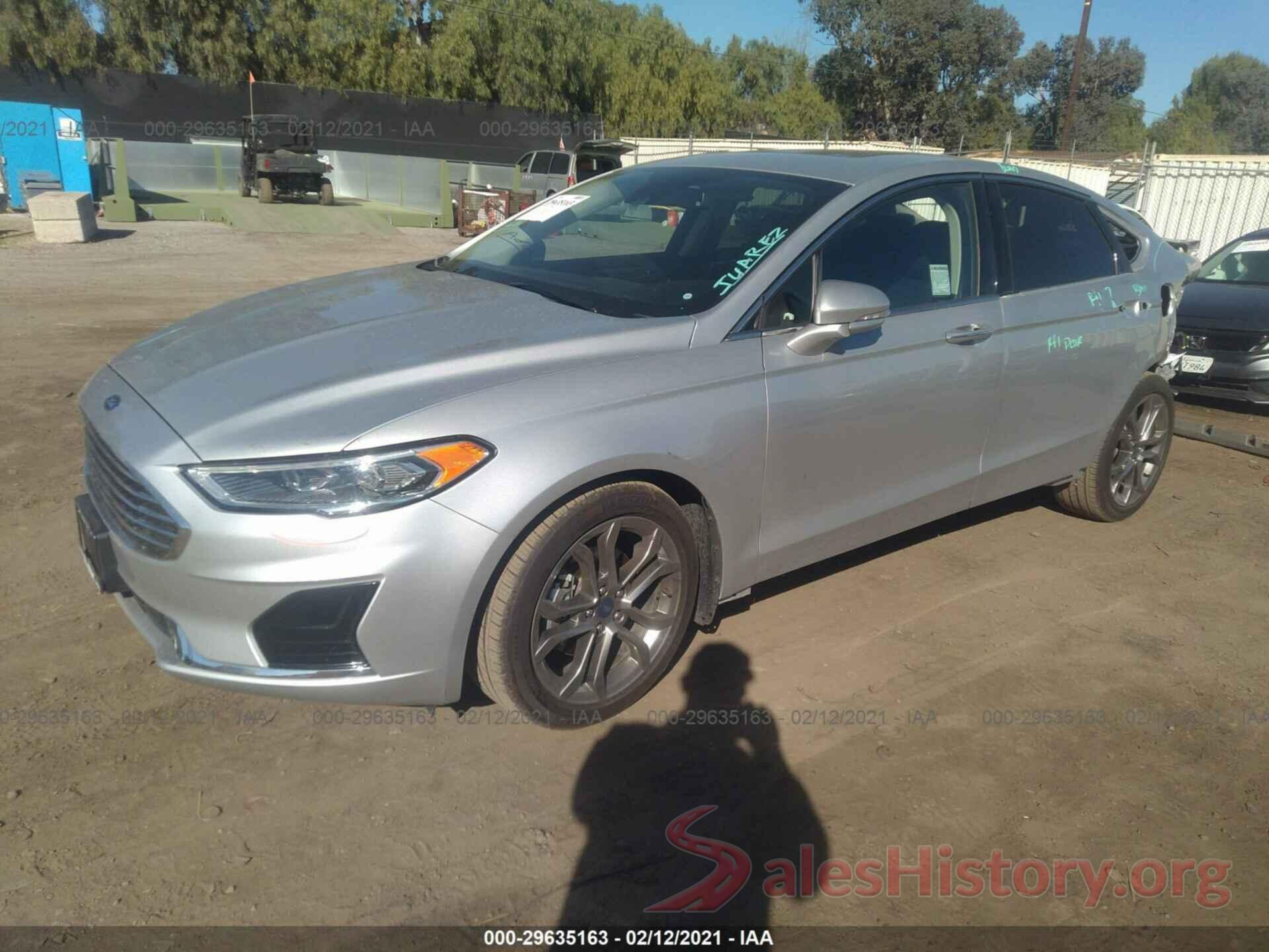 3FA6P0CD4KR260821 2019 FORD FUSION