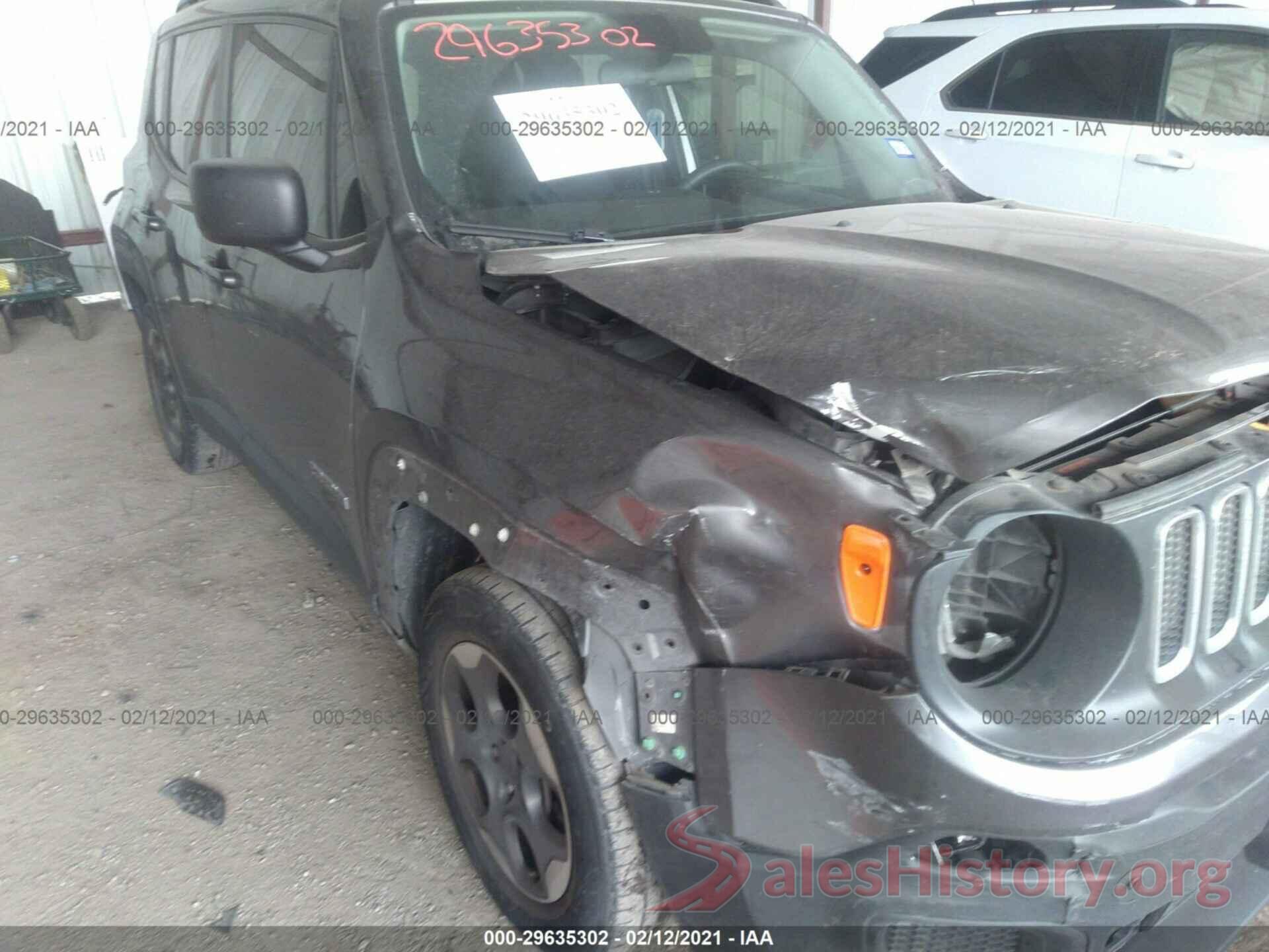 ZACCJAAB3HPF86182 2017 JEEP RENEGADE