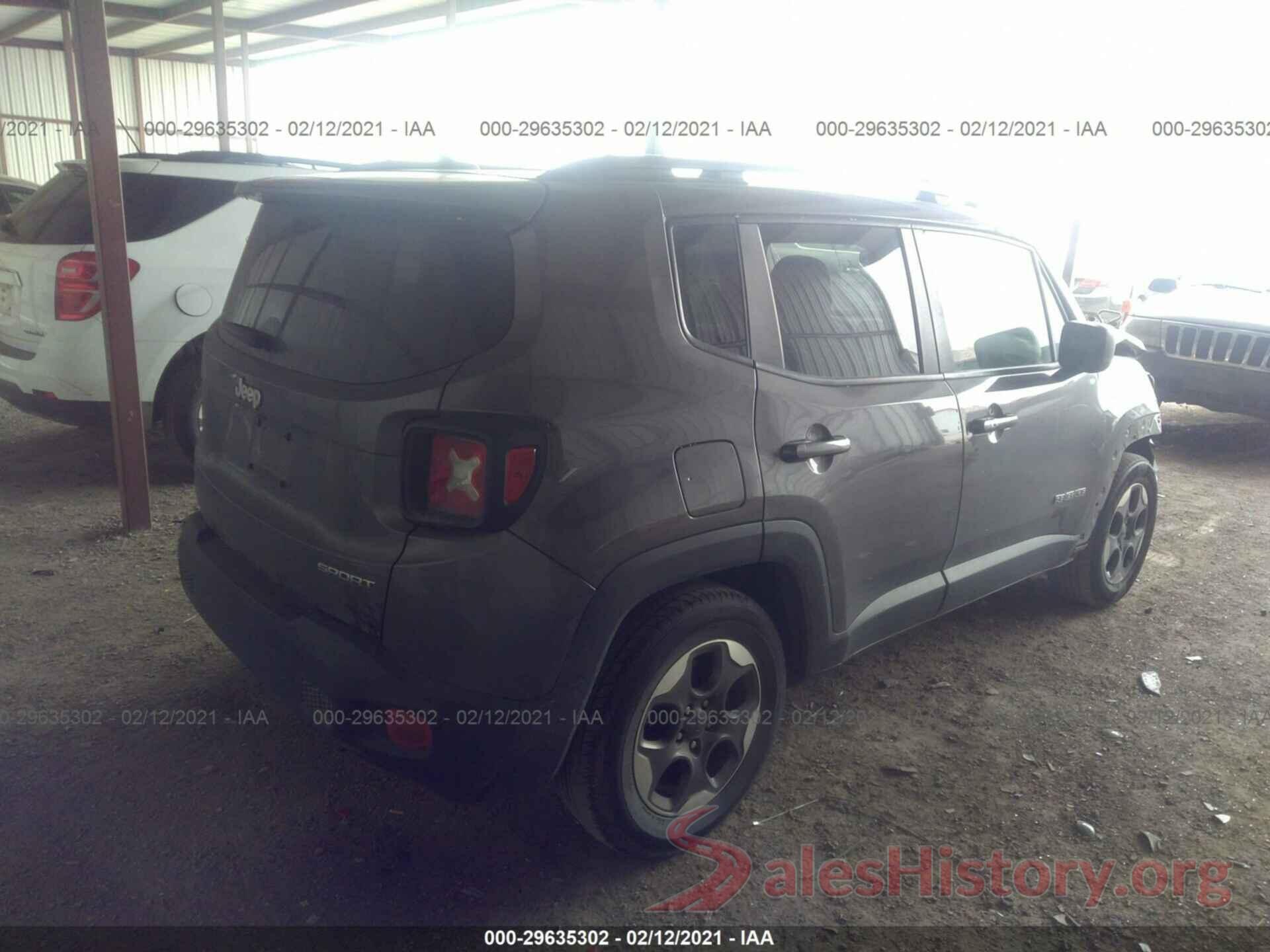 ZACCJAAB3HPF86182 2017 JEEP RENEGADE