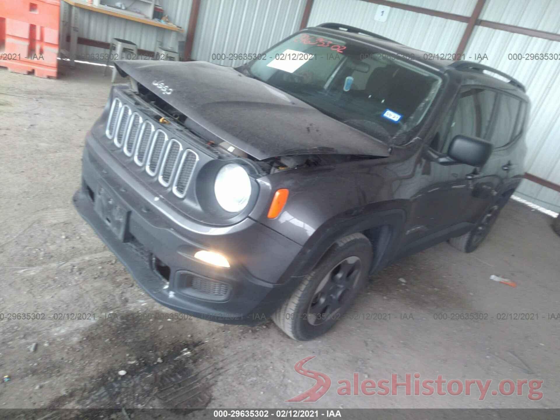 ZACCJAAB3HPF86182 2017 JEEP RENEGADE