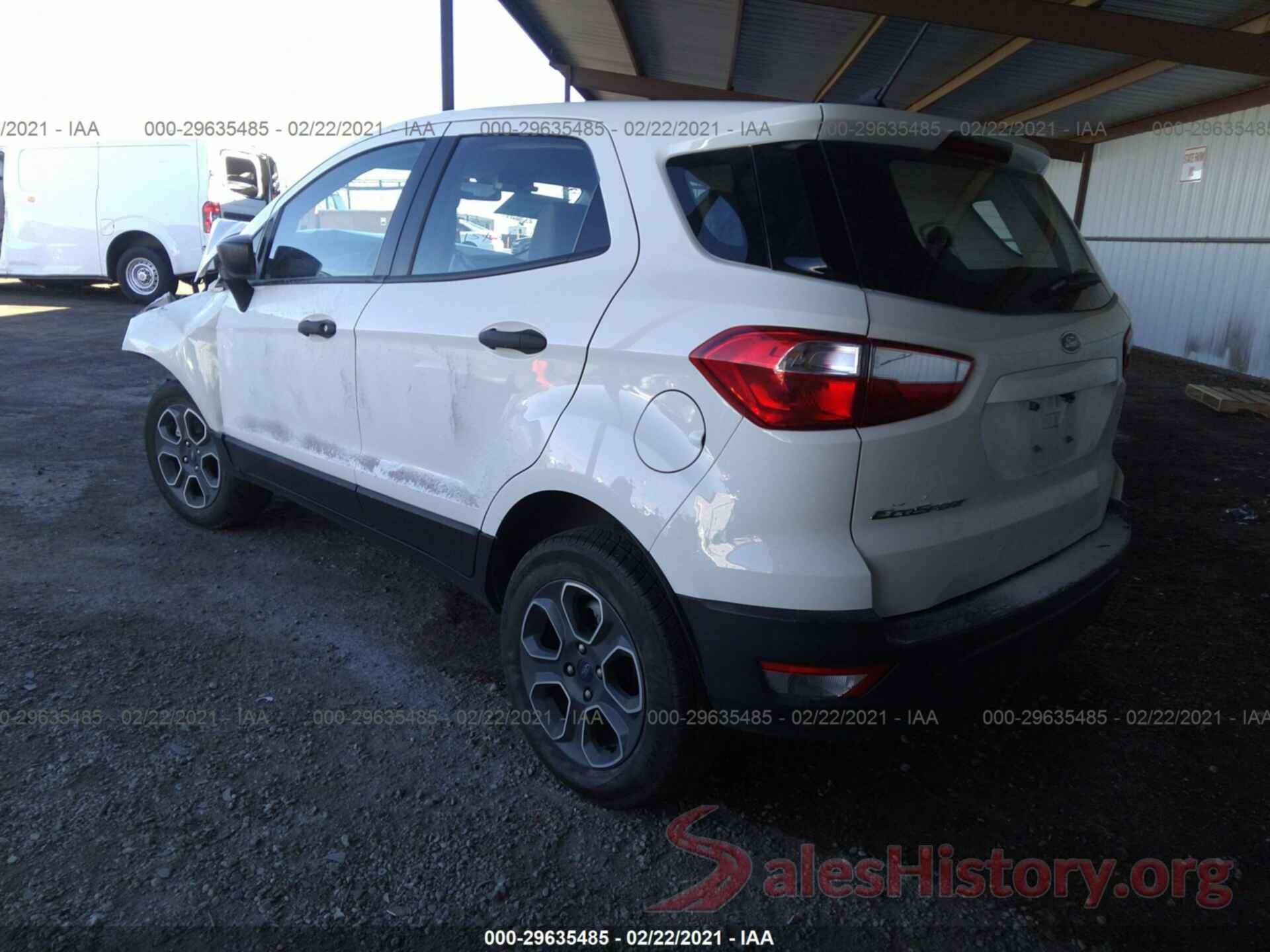 MAJ3S2FE3LC317298 2020 FORD ECOSPORT